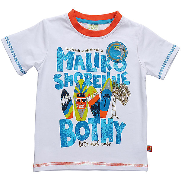 Футболка для мальчика Sweet Berry Футболка для мальчика Sweet BerryФутболки, топы<br>Белая, хлопковая футболка для мальчика с ярким принтом. Модель имеет декоративную отстрочку цветной нитью. Горловина окантована контрастной оранжевой тканью.<br>Состав:<br>95%хлопок 5%эластан<br><br>Ширина мм: 199<br>Глубина мм: 10<br>Высота мм: 161<br>Вес г: 151<br>Цвет: белый<br>Возраст от месяцев: 12<br>Возраст до месяцев: 15<br>Пол: Мужской<br>Возраст: Детский<br>Размер: 80,86,98,92<br>SKU: 5411482