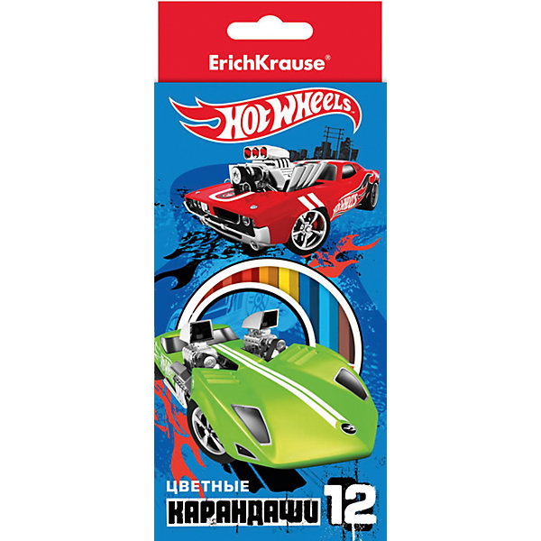Цветные карандаши шестигранные Hot Wheels Super Car 12 цветов Цветные карандаши шестигранные Hot Wheels Super Car 12 цветовHot Wheels<br>Цветные карандаши шестигранные Hot Wheels Super Car 12 цветов<br><br>Характеристики:<br><br>• В набор входит: 12 цветов<br>• Размер упаковки: 20,5 * 0,8 * 8,8 см.<br>• Вес: 92 г.<br>• Для детей в возрасте: от 3-х лет<br>• Страна производитель: Россия<br><br>Высококачественные шестигранные карандаши ярко рисуют без сильного нажима, их легко точить. Карандаши изготовлены из безопасных и нетоксичных материалов. На коробке изображены машинки от Hot Wheels (Хот Вилс), которые будут вдохновлять ребёнка на новые рисунки. Двенадцать стандартных цветов позволят создать любой шедевр. Рисуя карандашами дети развивают моторику рук, творческие способности, учатся подбирать цветовую гамму и просто отлично проводят время. <br><br>Цветные карандаши шестигранные Hot Wheels Super Car 12 цветов можно купить в нашем интернет-магазине.<br><br>Ширина мм: 88<br>Глубина мм: 204<br>Высота мм: 8<br>Вес г: 92<br>Возраст от месяцев: 60<br>Возраст до месяцев: 216<br>Пол: Мужской<br>Возраст: Детский<br>SKU: 5415410