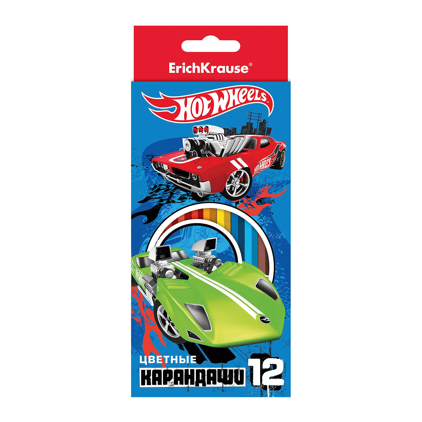 Цветные карандаши шестигранные Hot Wheels Super Car 12 цветов Цветные карандаши шестигранные Hot Wheels Super Car 12 цветовHot Wheels<br>Цветные карандаши шестигранные Hot Wheels Super Car 12 цветов<br><br>Характеристики:<br><br>• В набор входит: 12 цветов<br>• Размер упаковки: 20,5 * 0,8 * 8,8 см.<br>• Вес: 92 г.<br>• Для детей в возрасте: от 3-х лет<br>• Страна производитель: Россия<br><br>Высококачественные шестигранные карандаши ярко рисуют без сильного нажима, их легко точить. Карандаши изготовлены из безопасных и нетоксичных материалов. На коробке изображены машинки от Hot Wheels (Хот Вилс), которые будут вдохновлять ребёнка на новые рисунки. Двенадцать стандартных цветов позволят создать любой шедевр. Рисуя карандашами дети развивают моторику рук, творческие способности, учатся подбирать цветовую гамму и просто отлично проводят время. <br><br>Цветные карандаши шестигранные Hot Wheels Super Car 12 цветов можно купить в нашем интернет-магазине.<br><br>Ширина мм: 88<br>Глубина мм: 204<br>Высота мм: 8<br>Вес г: 92<br>Возраст от месяцев: 60<br>Возраст до месяцев: 216<br>Пол: Мужской<br>Возраст: Детский<br>SKU: 5415410