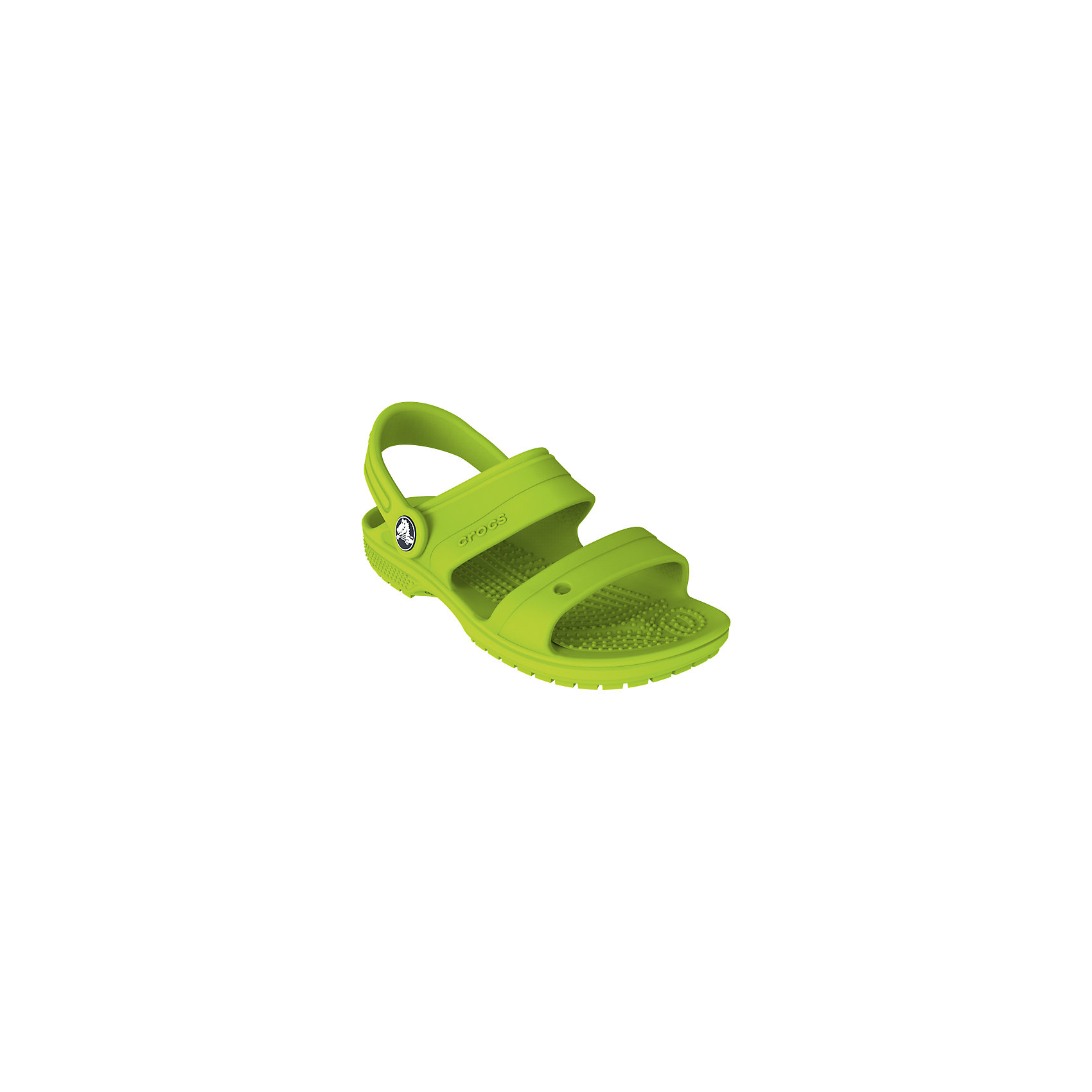 Сандалии с открытым мысом CROCS Сандалии с открытым мысом CROCSПляжная обувь<br>Характеристики товара:<br><br>• цвет: салатовый<br>• сезон: лето<br>• материал: 100% полимер Croslite™<br>• бактериостатичный материал<br>• ремешок фиксирует стопу<br>• антискользящая устойчивая подошва<br>• липучка<br>• анатомическая стелька с массажными точками<br>• страна бренда: США<br>• страна изготовитель: Китай<br><br>Для правильного развития ребенка крайне важно, чтобы обувь была удобной.<br><br>Такие сандалии обеспечивают детям необходимый комфорт, а анатомическая стелька с массажными линиями для стимуляции кровообращения позволяет ножкам дольше не уставать. <br><br>Сандалии легко надеваются и снимаются, отлично сидят на ноге. <br><br>Материал, из которого они сделаны, не дает размножаться бактериям, поэтому такая обувь препятствует образованию неприятного запаха и появлению болезней стоп. <br><br>Обувь от американского бренда Crocs в данный момент завоевала широкую популярность во всем мире, и это не удивительно - ведь она невероятно удобна. <br><br>Сандалии открытые от торговой марки Crocs можно купить в нашем интернет-магазине.<br><br>Ширина мм: 219<br>Глубина мм: 154<br>Высота мм: 121<br>Вес г: 343<br>Цвет: зеленый<br>Возраст от месяцев: 132<br>Возраст до месяцев: 144<br>Пол: Унисекс<br>Возраст: Детский<br>Размер: 34/35,27,28,29,30,23,24,25,26,31/32,33/34<br>SKU: 5416442