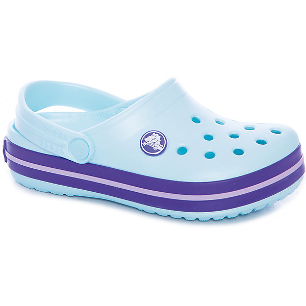 Сабо Crocband™ clog, голубой Сабо Crocband™ clog, голубойПляжная обувь<br>Характеристики товара:<br><br>• цвет: голубой<br>• материал: 100% полимер Croslite™<br>• литая модель<br>• вентиляционные отверстия<br>• бактериостатичный материал<br>• пяточный ремешок фиксирует стопу<br>• толстая устойчивая подошва<br>• отверстия для использования украшений<br>• анатомическая стелька с массажными точками стимулирует кровообращение<br>• страна бренда: США<br>• страна изготовитель: Китай<br><br>Для правильного развития ребенка крайне важно, чтобы обувь была удобной. <br><br>Такие сабо обеспечивают детям необходимый комфорт, а анатомическая стелька с массажными линиями для стимуляции кровообращения позволяет ножкам дольше не уставать. <br><br>Сабо легко надеваются и снимаются, отлично сидят на ноге. <br><br>Материал, из которого они сделаны, не дает размножаться бактериям, поэтому такая обувь препятствует образованию неприятного запаха и появлению болезней стоп.<br><br>Обувь от американского бренда Crocs в данный момент завоевала широкую популярность во всем мире, и это не удивительно - ведь она невероятно удобна. <br><br>Её носят врачи, спортсмены, звёзды шоу-бизнеса, люди, которым много времени приходится бывать на ногах - они понимают, как важна комфортная обувь. <br><br>Продукция Crocs - это качественные товары, созданные с применением новейших технологий. <br><br>Обувь отличается стильным дизайном и продуманной конструкцией. <br><br>Изделие производится из качественных и проверенных материалов, которые безопасны для детей.<br><br>Сабо Crocband™ clog от торговой марки Crocs можно купить в нашем интернет-магазине.<br><br>Ширина мм: 225<br>Глубина мм: 139<br>Высота мм: 112<br>Вес г: 290<br>Цвет: голубой<br>Возраст от месяцев: 24<br>Возраст до месяцев: 36<br>Пол: Унисекс<br>Возраст: Детский<br>Размер: 26,31/32,25,24,23,22,21,30,29,28,27,34/35,33/34<br>SKU: 5416454