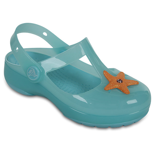Сандалии для девочки Isabella Novelty Sandals Crocs Сандалии для девочки Isabella Novelty Sandals CrocsСандалии<br>Характеристики товара:<br><br>• цвет: бирюзовый<br>• сезон: лето<br>• тип сандалей: закрытые<br>• материал: 100% полимер Croslite™<br>• литая модель<br>• объемное украшение<br>• бактериостатичный материал<br>• пяточный ремешок фиксирует стопу<br>• устойчивая подошва<br>• анатомическая стелька с массажными точками<br>• страна бренда: США<br>• страна изготовитель: Китай<br><br>Сандалии для девочки Isabella Novelty Sandals обеспечивают детям необходимый комфорт, а анатомическая стелька с массажными линиями для стимуляции кровообращения позволяет ножкам дольше не уставать. <br><br>Сандалии легко надеваются и снимаются, отлично сидят на ноге. <br><br>Материал, из которого они сделаны, не дает размножаться бактериям, поэтому такая обувь препятствует образованию неприятного запаха и появлению болезней стоп. <br><br>Обувь от американского бренда Crocs в данный момент завоевала широкую популярность во всем мире, и это не удивительно - ведь она невероятно удобна. <br><br>Её носят врачи, спортсмены, звёзды шоу-бизнеса, люди, которым много времени приходится бывать на ногах - они понимают, как важна комфортная обувь.<br><br>Продукция Crocs - это качественные товары, созданные с применением новейших технологий. <br><br>Сандалии для девочки Isabella Novelty Sandals от торговой марки Crocs можно купить в нашем интернет-магазине.<br><br>Ширина мм: 225<br>Глубина мм: 139<br>Высота мм: 112<br>Вес г: 290<br>Цвет: голубой<br>Возраст от месяцев: 24<br>Возраст до месяцев: 36<br>Пол: Женский<br>Возраст: Детский<br>Размер: 26,27,25,24,23,22,21,30,29,28<br>SKU: 5416820