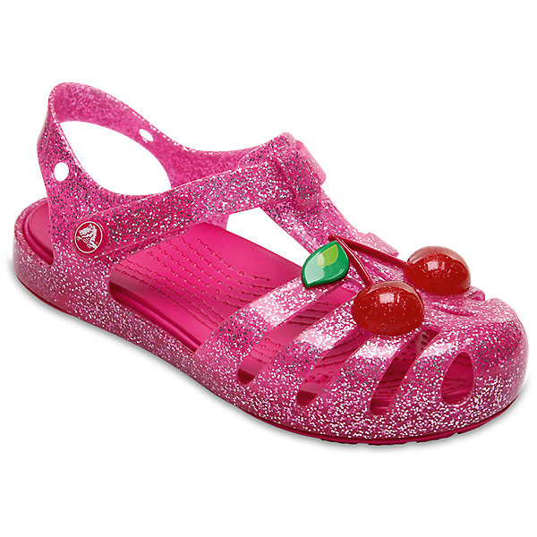 Сандалии для девочки Isabella Novelty Sandals CROCS Сандалии для девочки Isabella Novelty Sandals CROCSПляжная обувь<br>Характеристики товара:<br><br>• цвет: розовый <br>• сезон: лето<br>• тип сандалей: закрытые<br>• материал: 100% полимер Croslite™<br>• литая модель<br>• объемное украшение<br>• бактериостатичный материал<br>• пяточный ремешок фиксирует стопу<br>• устойчивая подошва<br>• анатомическая стелька с массажными точками<br>• страна бренда: США<br>• страна изготовитель: Китай<br><br>Сандалии для девочки Isabella Novelty Sandals обеспечивают детям необходимый комфорт, а анатомическая стелька с массажными линиями для стимуляции кровообращения позволяет ножкам дольше не уставать. <br><br>Сандалии легко надеваются и снимаются, отлично сидят на ноге. <br><br>Материал, из которого они сделаны, не дает размножаться бактериям, поэтому такая обувь препятствует образованию неприятного запаха и появлению болезней стоп. <br><br>Обувь от американского бренда Crocs в данный момент завоевала широкую популярность во всем мире, и это не удивительно - ведь она невероятно удобна. <br><br>Её носят врачи, спортсмены, звёзды шоу-бизнеса, люди, которым много времени приходится бывать на ногах - они понимают, как важна комфортная обувь.<br><br>Продукция Crocs - это качественные товары, созданные с применением новейших технологий. <br><br>Сандалии для девочки Isabella Novelty Sandals от торговой марки Crocs можно купить в нашем интернет-магазине.<br><br>Ширина мм: 219<br>Глубина мм: 154<br>Высота мм: 121<br>Вес г: 343<br>Цвет: розовый<br>Возраст от месяцев: 48<br>Возраст до месяцев: 60<br>Пол: Женский<br>Возраст: Детский<br>Размер: 28,30,29,27,21,26,25,24,23,22<br>SKU: 5416831