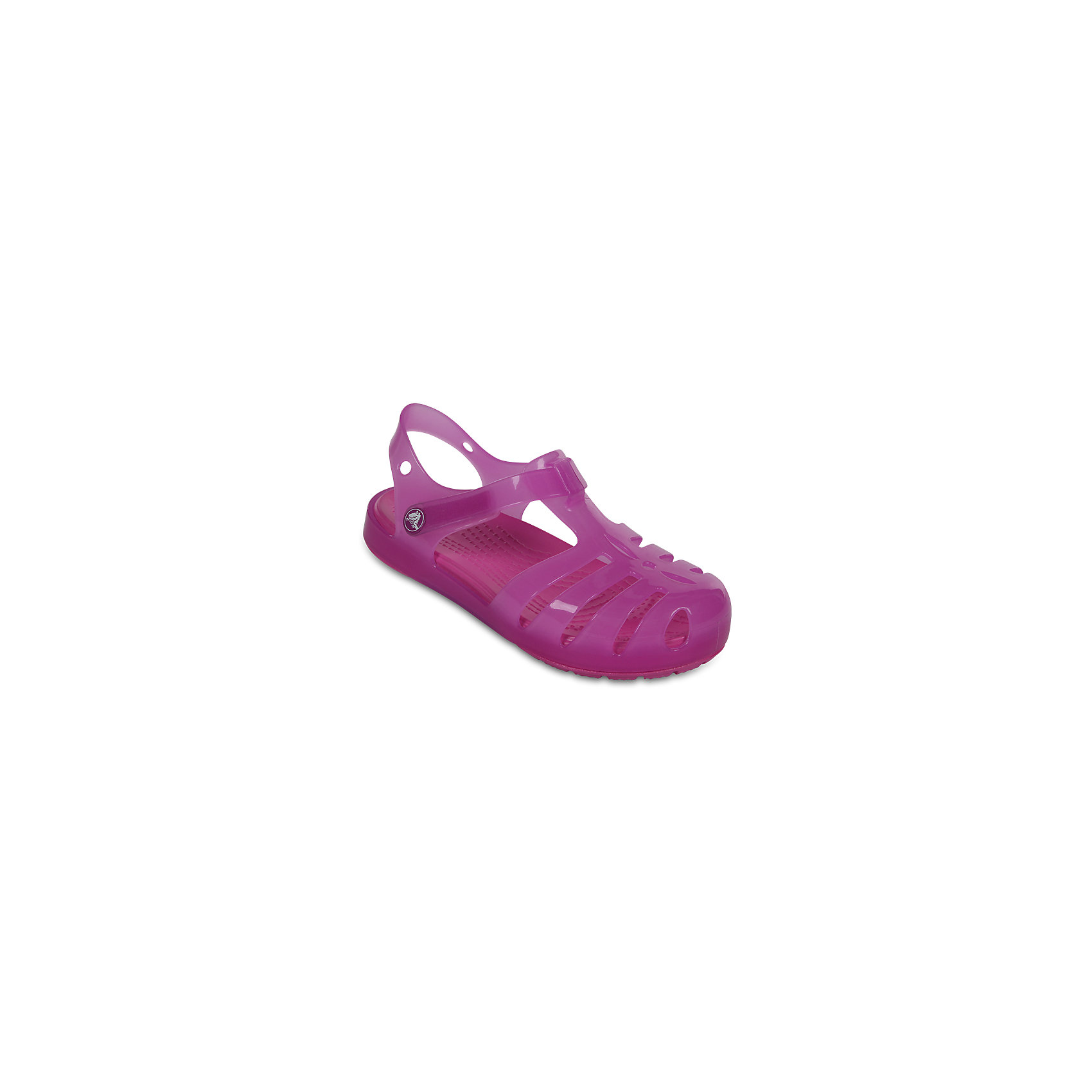 Сандалии для девочки Isabella Novelty Sandals CROCS Сандалии для девочки Isabella Novelty Sandals CROCSПляжная обувь<br>Характеристики товара:<br><br>• цвет: розовый <br>• сезон: лето<br>• тип сандалей: закрытые<br>• материал: 100% полимер Croslite™<br>• литая модель<br>• бактериостатичный материал<br>• пяточный ремешок фиксирует стопу<br>• устойчивая подошва<br>• анатомическая стелька с массажными точками<br>• страна бренда: США<br>• страна изготовитель: Китай<br><br>Для правильного развития ребенка крайне важно, чтобы обувь была удобной. <br><br>Такие сандалии обеспечивают детям необходимый комфорт, а анатомическая стелька с массажными линиями для стимуляции кровообращения позволяет ножкам дольше не уставать. <br><br>Сандалии легко надеваются и снимаются, отлично сидят на ноге. Материал, из которого они сделаны, не дает размножаться бактериям, поэтому такая обувь препятствует образованию неприятного запаха и появлению болезней стоп. <br><br>Продукция Crocs - это качественные товары, созданные с применением новейших технологий. Обувь отличается стильным дизайном и продуманной конструкцией.<br><br>Сандалии для девочки Isabella Novelty Sandals от торговой марки Crocs можно купить в нашем интернет-магазине.<br><br>Ширина мм: 219<br>Глубина мм: 154<br>Высота мм: 121<br>Вес г: 343<br>Цвет: фиолетовый<br>Возраст от месяцев: 24<br>Возраст до месяцев: 36<br>Пол: Женский<br>Возраст: Детский<br>Размер: 26,27,28,29,30,21,22,23,24,25<br>SKU: 5416853