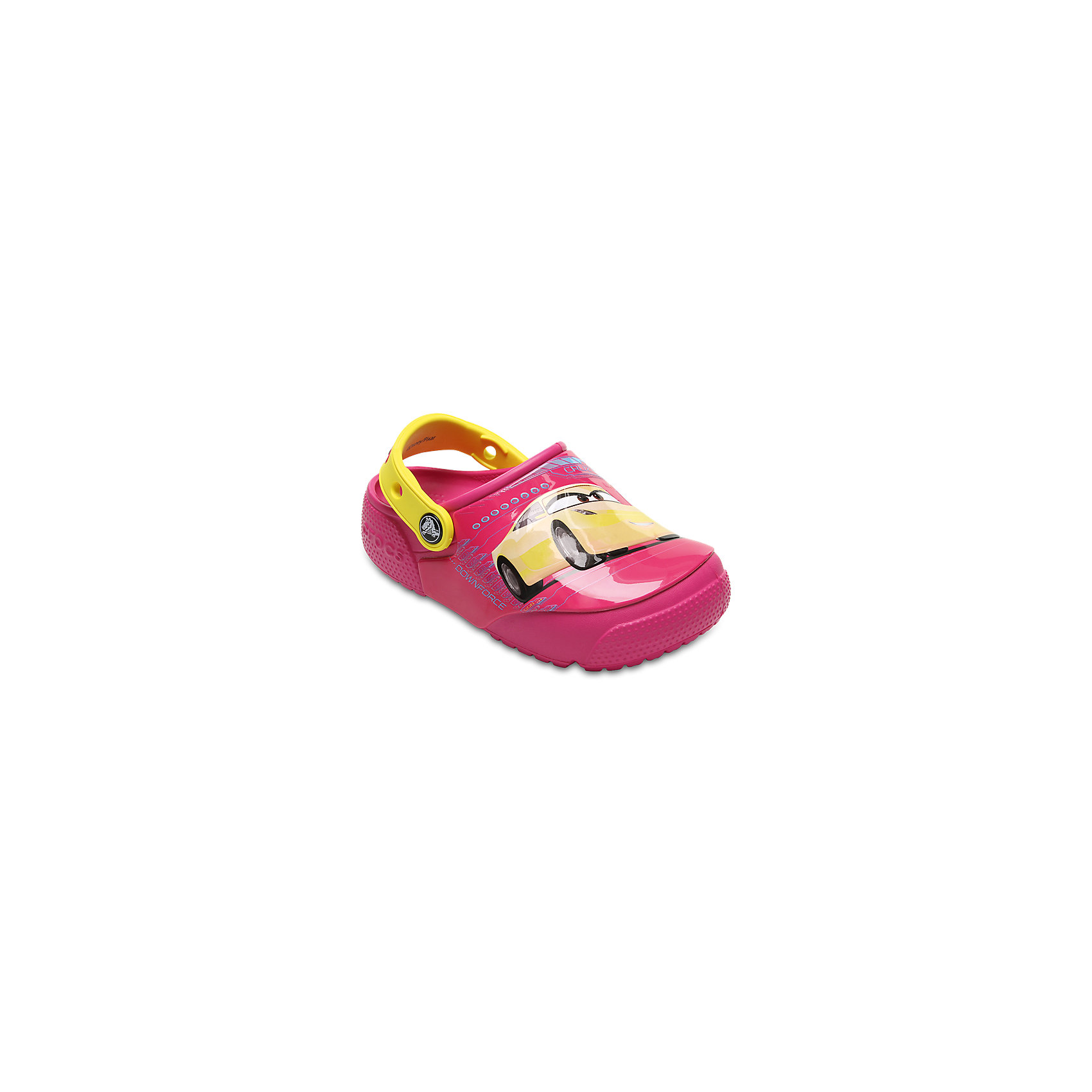 Сабо Kids Classic, CROCS Сабо Kids Classic, CROCSПляжная обувь<br>Характеристики товара:<br><br>• цвет: розовый<br>• принт: Тачки<br>• сезон: лето<br>• тип: пляжная обувь<br>• материал: 100% полимер Croslite™<br>• под воздействием температуры тела принимают форму стопы<br>• полностью литая модель<br>• вентиляционные отверстия<br>• бактериостатичный материал<br>• пяточный ремешок фиксирует стопу<br>• отверстия для использования украшений<br>• анатомическая стелька с массажными точками<br>• страна бренда: США<br>• страна изготовитель: Китай<br><br>Для правильного развития ребенка крайне важно, чтобы обувь была удобной.<br><br>Такие сабо обеспечивают детям необходимый комфорт, а анатомическая стелька с массажными линиями для стимуляции кровообращения позволяет ножкам дольше не уставать. <br><br>Материал, из которого они сделаны, не дает размножаться бактериям, поэтому такая обувь препятствует образованию неприятного запаха и появлению болезней стоп.<br><br>Обувь от американского бренда Crocs в данный момент завоевала широкую популярность во всем мире, и это не удивительно - ведь она невероятно удобна. <br><br>Её носят врачи, спортсмены, звёзды шоу-бизнеса, люди, которым много времени приходится бывать на ногах - они понимают, как важна комфортная обувь. <br><br>Продукция Crocs - это качественные товары, созданные с применением новейших технологий. <br><br>Обувь отличается стильным дизайном и продуманной конструкцией. Изделие производится из качественных и проверенных материалов, которые безопасны для детей.<br><br>Сабо Kids Classic от торговой марки Crocs можно купить в нашем интернет-магазине.<br><br>Ширина мм: 225<br>Глубина мм: 139<br>Высота мм: 112<br>Вес г: 290<br>Цвет: розовый<br>Возраст от месяцев: 120<br>Возраст до месяцев: 132<br>Пол: Унисекс<br>Возраст: Детский<br>Размер: 33/34,27,28,29,30,21,22,23,34/35,24,25,26,31/32<br>SKU: 5416962