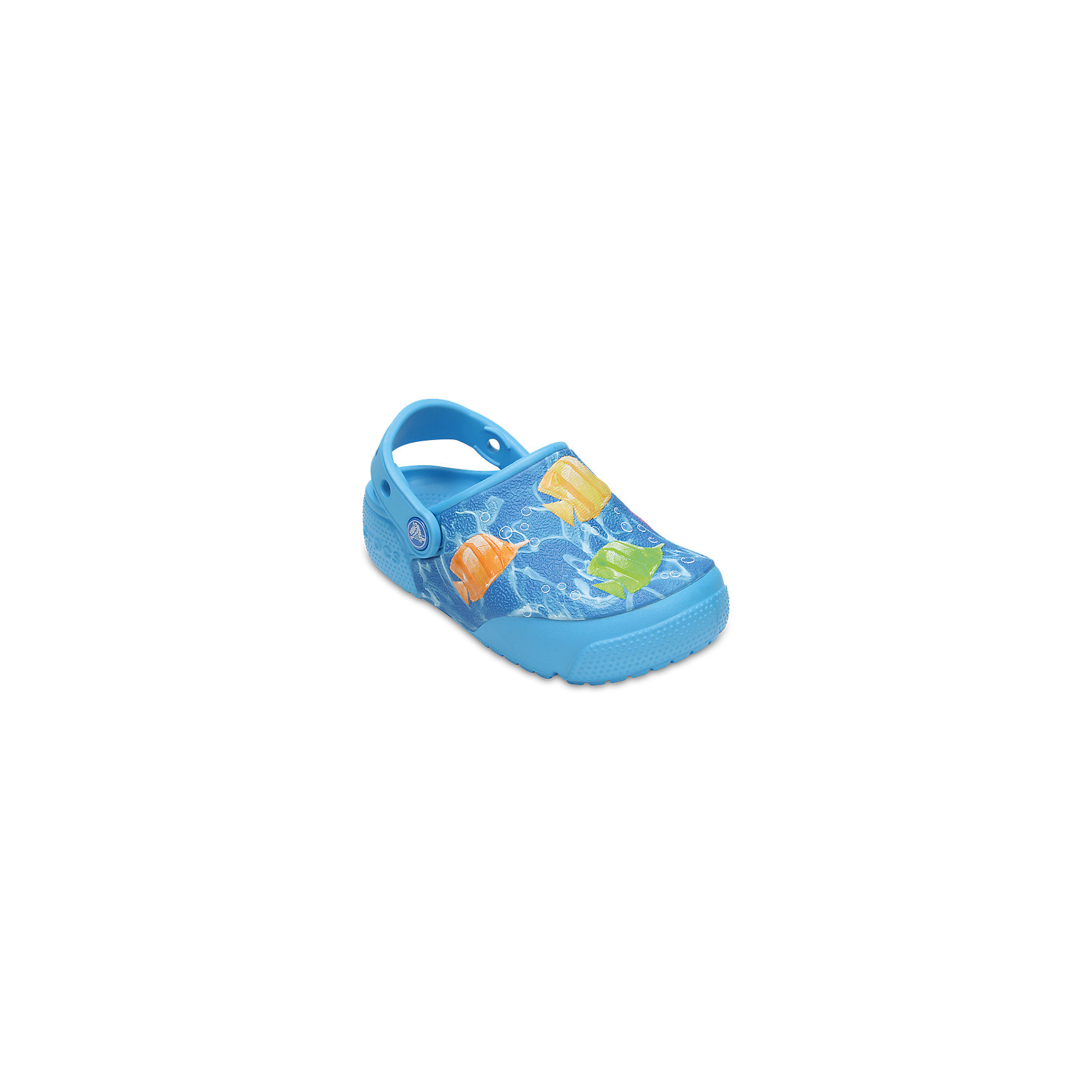 Сабо Kids Classic, CROCS Сабо Kids Classic, CROCSПляжная обувь<br>• сезон: лето<br>• тип: пляжная обувь<br>• материал: 100% полимер Croslite™<br>• под воздействием температуры тела принимают форму стопы<br>• полностью литая модель<br>• вентиляционные отверстия<br>• бактериостатичный материал<br>• пяточный ремешок фиксирует стопу<br>• отверстия для использования украшений<br>• анатомическая стелька с массажными точками<br>• страна бренда: США<br>• страна изготовитель: Китай<br><br>Для правильного развития ребенка крайне важно, чтобы обувь была удобной. <br><br>Такие сабо обеспечивают детям необходимый комфорт, а анатомическая стелька с массажными линиями для стимуляции кровообращения позволяет ножкам дольше не уставать. <br><br>Сабо легко надеваются и снимаются, отлично сидят на ноге. <br><br>Материал, из которого они сделаны, не дает размножаться бактериям, поэтому такая обувь препятствует образованию неприятного запаха и появлению болезней стоп.<br><br>Обувь от американского бренда Crocs в данный момент завоевала широкую популярность во всем мире, и это не удивительно - ведь она невероятно удобна. <br><br>Сабо Kids Classic от торговой марки Crocs можно купить в нашем интернет-магазине.<br><br>Ширина мм: 225<br>Глубина мм: 139<br>Высота мм: 112<br>Вес г: 290<br>Цвет: синий<br>Возраст от месяцев: 132<br>Возраст до месяцев: 144<br>Пол: Унисекс<br>Возраст: Детский<br>Размер: 34/35,27,28,29,30,21,22,23,24,25,26,31/32,33/34<br>SKU: 5416990
