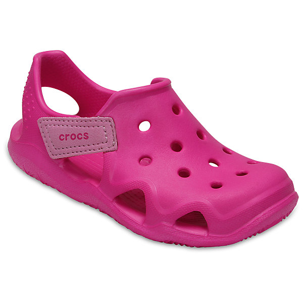 Сандалии CROCS Kids Swiftwater Wave, розовый Сандалии CROCS Kids Swiftwater Wave, розовыйСандалии<br>Характеристики:<br><br>• Цвет: розовый<br>•Традиционный комфорт Crocs<br>• Амортизация и поддержка стопы<br>• материал: Croslite™<br>• Полностью литая модель<br>• Отверстия для крепления Jibbitz<br>• Легко надевать и снимать<br><br>Комфортная и яркая модель, которую легко обувать. <br><br>Сандалии имеют регулируемый ремешок для более удобной посадки и надежной фиксации.<br><br>Материал, из которого они сделаны, не дает размножаться бактериям, поэтому такая обувь препятствует образованию неприятного запаха и появлению болезней стоп. <br><br>Сандалии Swiftwater Wave от торговой марки Crocs можно купить в нашем интернет-магазине.<br><br>Ширина мм: 219<br>Глубина мм: 154<br>Высота мм: 121<br>Вес г: 343<br>Цвет: розовый<br>Возраст от месяцев: 36<br>Возраст до месяцев: 48<br>Пол: Унисекс<br>Возраст: Детский<br>Размер: 27,34/35,33/34,31/32,26,25,24,23,30,29,28<br>SKU: 5417153