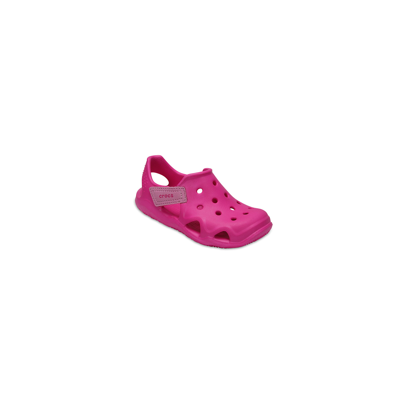 Сандалии CROCS Kids Swiftwater Wave, розовый Сандалии CROCS Kids Swiftwater Wave, розовыйСандалии<br>Характеристики:<br><br>• Цвет: розовый<br>•Традиционный комфорт Crocs<br>• Амортизация и поддержка стопы<br>• материал: Croslite™<br>• Полностью литая модель<br>• Отверстия для крепления Jibbitz<br>• Легко надевать и снимать<br><br>Комфортная и яркая модель, которую легко обувать. <br><br>Сандалии имеют регулируемый ремешок для более удобной посадки и надежной фиксации.<br><br>Материал, из которого они сделаны, не дает размножаться бактериям, поэтому такая обувь препятствует образованию неприятного запаха и появлению болезней стоп. <br><br>Сандалии Swiftwater Wave от торговой марки Crocs можно купить в нашем интернет-магазине.<br><br>Ширина мм: 219<br>Глубина мм: 154<br>Высота мм: 121<br>Вес г: 343<br>Цвет: розовый<br>Возраст от месяцев: 132<br>Возраст до месяцев: 144<br>Пол: Унисекс<br>Возраст: Детский<br>Размер: 34/35,27,28,29,30,23,24,25,26,31/32,33/34<br>SKU: 5417153