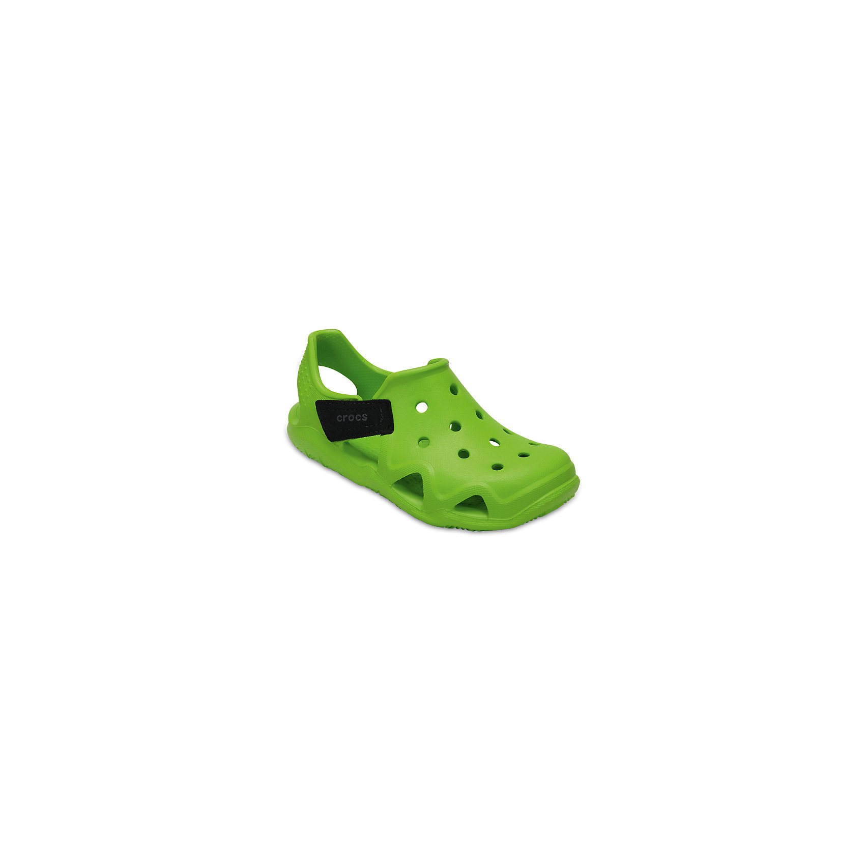 Сандалии CROCS Kids Swiftwater Wave, зеленый Сандалии CROCS Kids Swiftwater Wave, зеленыйСандалии<br>Характеристики:<br><br>• Цвет: зеленый<br>•Традиционный комфорт Crocs<br>• Амортизация и поддержка стопы<br>• материал: Croslite™<br>• Полностью литая модель<br>• Отверстия для крепления Jibbitz<br>• Легко надевать и снимать<br><br>Комфортная и яркая модель, которую легко обувать. <br><br>Сандалии имеют регулируемый ремешок для более удобной посадки и надежной фиксации.<br><br>Материал, из которого они сделаны, не дает размножаться бактериям, поэтому такая обувь препятствует образованию неприятного запаха и появлению болезней стоп. <br><br>Сандалии Swiftwater Wave от торговой марки Crocs можно купить в нашем интернет-магазине.<br><br>Ширина мм: 219<br>Глубина мм: 154<br>Высота мм: 121<br>Вес г: 343<br>Цвет: зеленый<br>Возраст от месяцев: 132<br>Возраст до месяцев: 144<br>Пол: Унисекс<br>Возраст: Детский<br>Размер: 34/35,27,28,29,30,23,24,25,26,31/32,33/34<br>SKU: 5417177