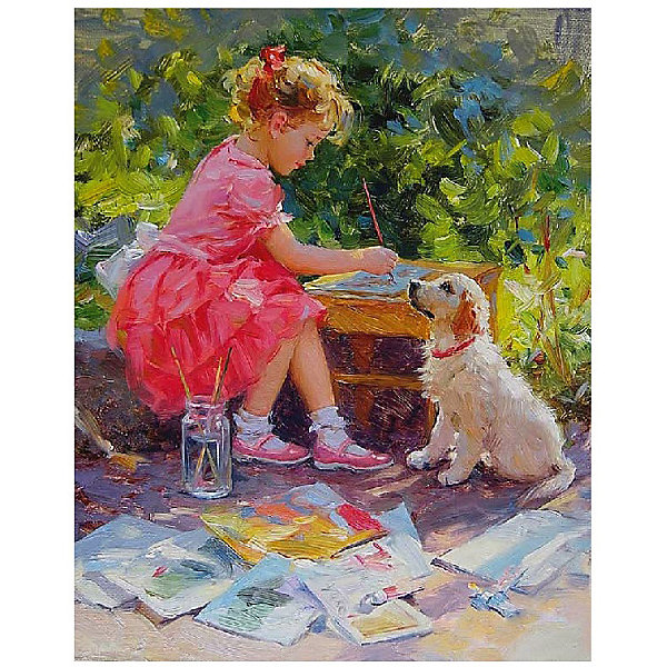 Картина по номерам К. Разумов: Маленькая художница, 40*50 см Картина по номерам К. Разумов: Маленькая художница, 40*50 смРаскраски по номерам<br>Характеристики товара:<br><br>• материал упаковки: картон <br>• в комплект входит: холст, акриловые краски, 3 кисти<br>• количество красок: 27<br>• возраст: от 8 лет<br>• вес: 730 г<br>• размер картинки: 40х50 см<br>• габариты упаковки: 40х50х4 см<br>• страна производитель: Китай<br><br>Наборы для создания картин по номерам совсем недавно появились на рынке, но уже успели завоевать популярность. Закрашивая черно-белые места на картинке, ребенок получит полноценную картину и развитие художественного мастерства. Материалы, использованные при изготовлении товаров, проходят проверку на качество и соответствие международным требованиям по безопасности. <br><br>Картину по номерам К. Разумов: Маленькая художница, 40*50 см можно купить в нашем интернет-магазине.<br><br>Ширина мм: 500<br>Глубина мм: 400<br>Высота мм: 40<br>Вес г: 730<br>Возраст от месяцев: 108<br>Возраст до месяцев: 2147483647<br>Пол: Унисекс<br>Возраст: Детский<br>SKU: 5417709