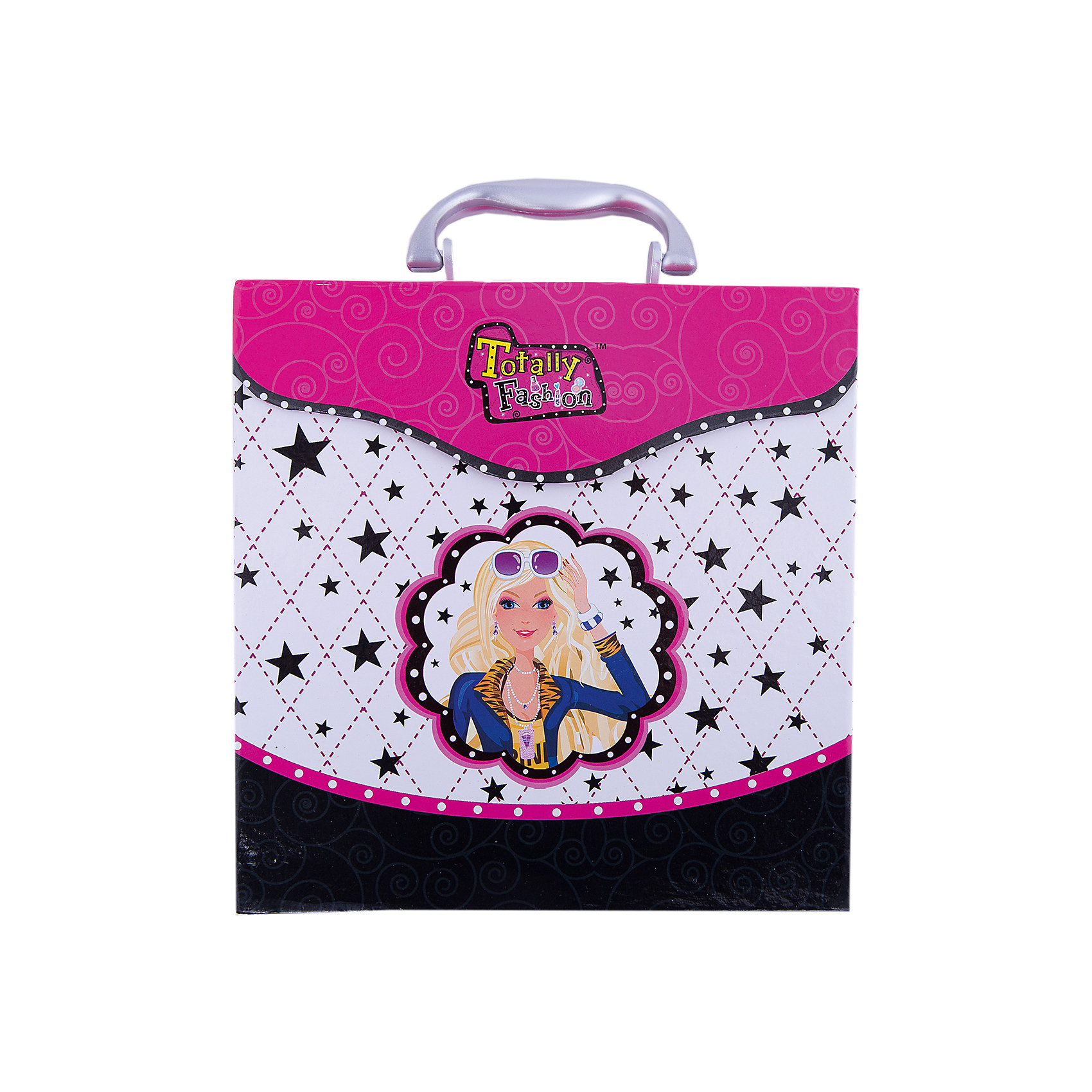 Игровой косметический набор Компакт, Totally Fashion Игровой косметический набор Компакт, Totally FashionКосметика, грим и парфюмерия<br>Характеристики:<br><br>• Вид игрушек: детская косметика<br>• Пол: для девочки<br>• Материал: пластик, натуральные компоненты и красители<br>• Цвет: оттенки розового, голубой, бежевый и др.<br>• Форма футляра: прямоугольная<br>• Комплектация: <br> блеск для губ – 7 тонов <br> тени для век – 8 тонов <br> помада для губ – 2 тона<br> лак для ногтей – 2 тона <br> аппликатор – 2 шт. <br> маленькая кисточка – 2 шт. <br> компактная упаковка для хранения теней и блеска – 1 шт.<br>• Размер упаковки (Д*Ш*В): 20*6,7*21,5 см<br>• Вес: 525 г<br>• Упаковка: шкатулка с ручкой<br>• Допускается сухая и влажная чистка футляра снаружи<br><br>Игровой косметический набор Компакт, Totally Fashion – это набор от мирового лидера в производстве натуральной и безопасной косметики как для взрослых, так и для детей. Линейка наборов Totally Fashion представляет собой яркие, безопасные и оригинальные косметические наборы для девочек. Используемые в производстве ингредиенты и материалы имеют международные сертификаты безопасности. <br><br>Декоративные тени, блеск и лак для ногтей легко смываются теплой водой, не оставляют пятен на одежде и не вызывают раздражение. В палитре оттенков имеются самые модные и стильные оттенки. В наборе предусмотрены кисточки и аппликаторы, которые позволят аккуратно нанести макияж. Косметический набор выполнен в оригинальном виде: футляр в виде шкатулки, выполненной в брендовом дизайне, на внутренней стороне крышки которой предусмотрено зеркальце. <br><br>Игровой косметический набор Компакт, Totally Fashion станет идеальным подарком для девочки к любому празднику.<br><br>Игровой косметический набор Компакт, Totally Fashion можно купить в нашем интернет-магазине.<br><br>Ширина мм: 200<br>Глубина мм: 67<br>Высота мм: 215<br>Вес г: 525<br>Возраст от месяцев: 60<br>Возраст до месяцев: 120<br>Пол: Женский<br>Возраст: Детский<br>SKU: 5418941