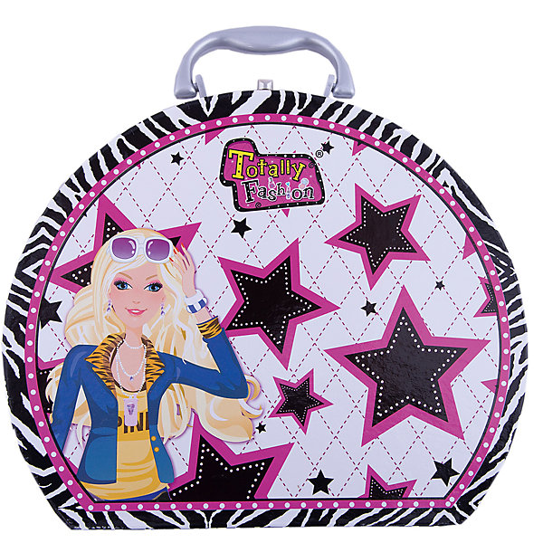 Игровой косметический набор Стильный макияж, Totally Fashion Игровой косметический набор Стильный макияж, Totally FashionНаборы детской косметики<br>Характеристики:<br><br>• Вид игрушек: детская косметика<br>• Пол: для девочки<br>• Материал: пластик, натуральные компоненты и красители<br>• Цвет: оттенки розового, голубой, бежевый, фиолетовый, бирюзовый и др.<br>• Комплектация: <br> блеск для губ – 6 тонов <br> румяна – 4 тона <br> тени для век – 4 тона <br> помада для губ – 2 тона <br> лак для ногтей – 2 тона <br> пилочка для ногтей – 2 шт. <br> аппликатор – 1 шт. <br> кисточка – 1 шт.<br>• Размер упаковки (Д*Ш*В): 26*5*23 см<br>• Вес: 530 г<br>• Упаковка: чемоданчик<br><br>Игровой косметический набор Стильный макияж, Totally Fashion от мирового лидера в производстве натуральной и безопасной косметики как для взрослых, так и для детей. Линейка наборов Totally Fashion представляет собой яркие, безопасные и оригинальные косметические наборы для девочек. Используемые в производстве ингредиенты и материалы имеют международные сертификаты безопасности. <br><br>Декоративные тени, румяна, блеск и лак для ногтей легко смываются теплой водой, не оставляют пятен на одежде и не вызывают раздражение. В палитре оттенков имеются самые модные и стильные оттенки. В наборе предусмотрены инструменты и аксессуары, которые позволят аккуратно нанести макияж и сделать маникюр. Футляр для декоративной косметики выполнен в виде сундучка с брендовым дизайном, на внутренней стороне крышки имеется зеркальце.<br><br>Игровой косметический набор Стильный макияж, Totally Fashion станет идеальным подарком для девочки к любому празднику.<br><br>Игровой косметический набор Стильный макияж, Totally Fashion можно купить в нашем интернет-магазине.<br><br>Ширина мм: 260<br>Глубина мм: 50<br>Высота мм: 230<br>Вес г: 530<br>Возраст от месяцев: 60<br>Возраст до месяцев: 120<br>Пол: Женский<br>Возраст: Детский<br>SKU: 5418946