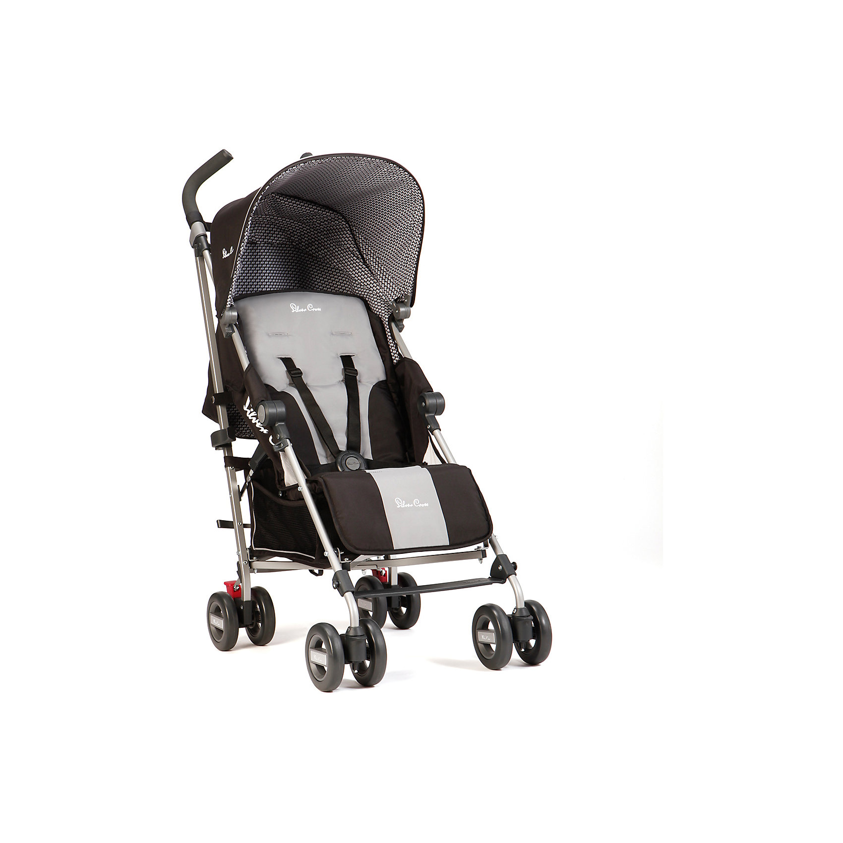 Коляска-трость Silver Cross Zest, black Коляска-трость Silver Cross Zest, blackКоляски-трости<br>Характеристики коляски-трости Zest:<br><br>Прогулочный блок:<br><br>• положение спинки регулируется в нескольких положениях;<br>• спинка твердая, ребенок не «проваливается»;<br>• 5-ти точечные ремни безопасности, регулируются по длине и высоте;<br>• глубокий капюшон, раскрывается достаточно низко благодаря дополнительной вставке на капюшоне;<br>• смотровое окошко позволяет контролировать положение малыша;<br>• съемные чехлы прогулочного блока, стирка при температуре 30 градусов;<br>• материал чехлов быстро высыхает после стирки;<br>• материал: алюминий, пластик, полиэстер.<br><br>Шасси:<br><br>• ручки коляски отдельные, достаточно высоко расположены;<br>• сдвоенные колеса;<br>• ножной тормоз, педали на задних колесах;<br>• тип складывания: трость;<br>• для переноски коляски в сложенном состоянии используется плечевой ремень.<br><br>Легкая коляска-трость для лета, рама коляски изготовлена из алюминия, чехлы – из дышащей ткани, которая быстро сохнет и легко отстирывается. Коляска складывается вместе с прогулочным блоком, для переноски на плече используется плечевой ремень. Спинка регулируется, опускается довольно низко, ребенок может занять положение «полулежа». Капюшон регулируется, дополнительная секция на капюшоне позволяет опустить капюшон очень низко. Коляска маневренна благодаря поворотным колесам. <br><br>Размер коляски: 77х46х106 см<br>Размер коляски в сложенном виде: 103х27х22 см<br>Вес коляски: 5,8 кг<br><br>Коляску-трость Zest, Silver Cross, black можно купить в нашем интернет-магазине.<br><br>Ширина мм: 270<br>Глубина мм: 220<br>Высота мм: 1030<br>Вес г: 5800<br>Возраст от месяцев: 0<br>Возраст до месяцев: 36<br>Пол: Унисекс<br>Возраст: Детский<br>SKU: 5420321