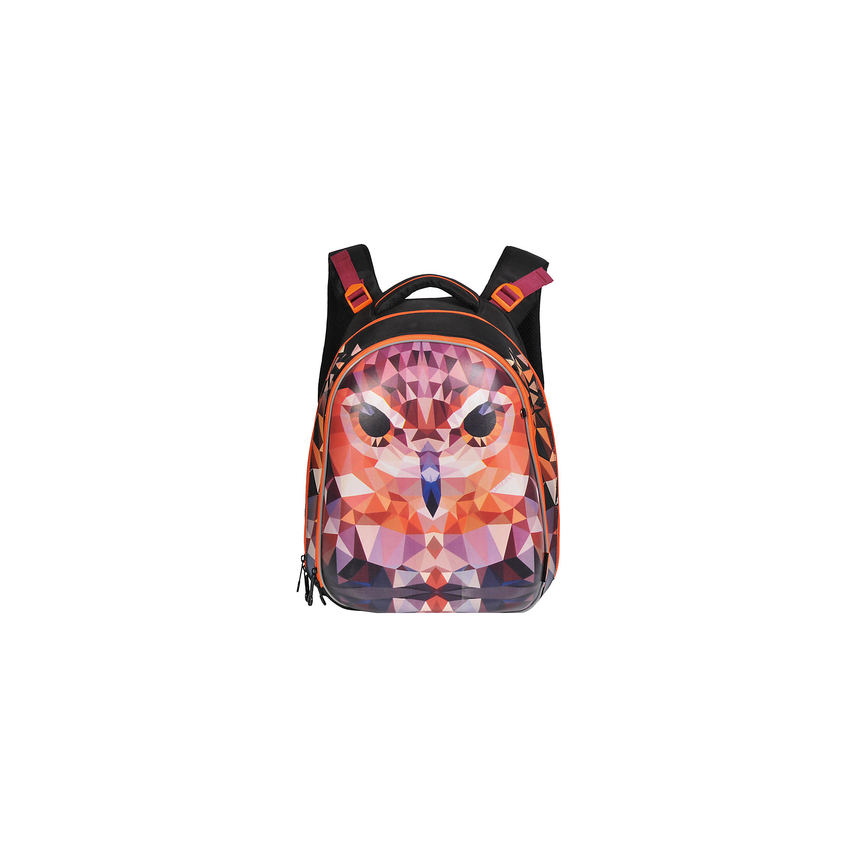 Grizzly Рюкзак школьный с двумя отделениями для девочки Grizzly Рюкзак школьный с двумя отделениями для девочкиРюкзаки<br>Рюкзак школьный с двумя отделениями для девочки, Grizzly<br><br>Характеристики:<br><br>• Особенности: держит форму, регулирующиеся лямки, светоотражающие элементы,<br>• Состав: нейлон<br>• Размер: 39 * 20 *29 см.<br>• Для детей в возрасте: от 10 до 18 лет<br>• Страна производитель: Россия<br><br>Этот рюкзак оснащен широкими лямками, которые помогают равномерно распределить вес, они регулируются сверху и снизу по длине, а спереди оснащены светоотражающими деталями. <br><br>Легкая сетчатая ткань пропускает воздух, позволяя коже дышать, предотвращая потоотделение. У рюкзака два основных отделения на двухсторонней молнии. Тетради и учебники формата А4 отлично помещаются в рюкзак и оставляют немного дополнительного места. <br><br>Основное отделение разделено на три небольших для удобства хранения книг. В фронтальном отделении есть специальный отдел для ручек, прочих канцелярских принадлежностей и телефона. На колечко можно повесить любимые брелоки, а в первом отделение есть держатель для ключей. Яркий рисунок совы из кристаллов и камней придет по вкусу модницам, а практичный цвет подойдет к любому наряду. <br><br>Рюкзак школьный с двумя отделениями для девочки, Grizzly можно купить в нашем интернет-магазине.<br><br>Ширина мм: 290<br>Глубина мм: 200<br>Высота мм: 390<br>Вес г: 1200<br>Возраст от месяцев: 72<br>Возраст до месяцев: 120<br>Пол: Женский<br>Возраст: Детский<br>SKU: 5430564