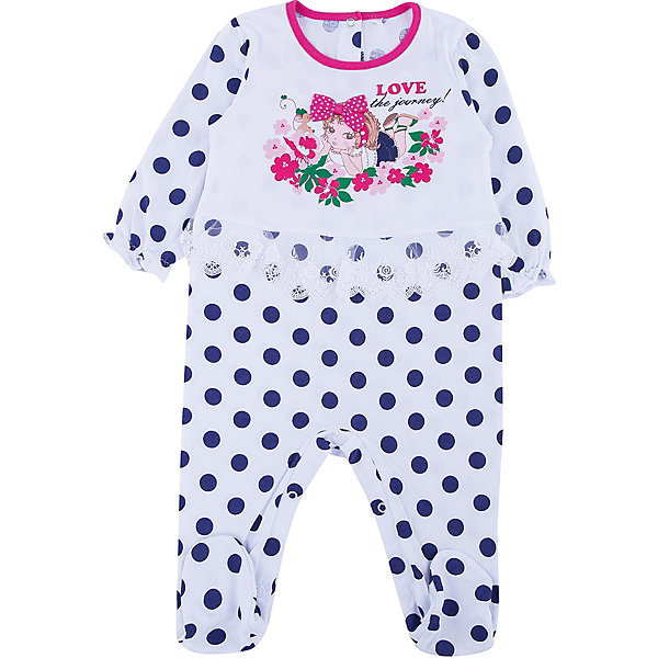 Комбинезон для девочки Soni Kids Комбинезон для девочки Soni KidsКомбинезоны<br>Комбинезон для девочки Soni Kids<br>Состав:<br>100% хлопок кулирная гладь<br><br>Ширина мм: 157<br>Глубина мм: 13<br>Высота мм: 119<br>Вес г: 200<br>Цвет: белый<br>Возраст от месяцев: 6<br>Возраст до месяцев: 9<br>Пол: Женский<br>Возраст: Детский<br>Размер: 74,62,68<br>SKU: 5431975