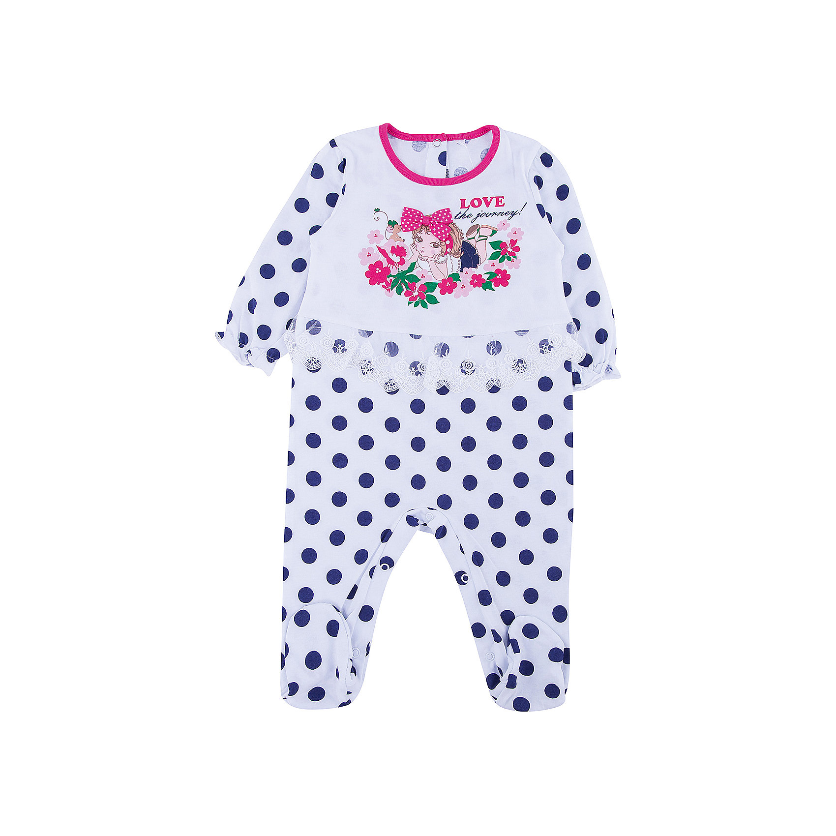Комбинезон для девочки Soni Kids Комбинезон для девочки Soni KidsКомбинезоны<br>Комбинезон для девочки Soni Kids<br>Состав:<br>100% хлопок кулирная гладь<br><br>Ширина мм: 157<br>Глубина мм: 13<br>Высота мм: 119<br>Вес г: 200<br>Цвет: белый<br>Возраст от месяцев: 6<br>Возраст до месяцев: 9<br>Пол: Женский<br>Возраст: Детский<br>Размер: 74,62,68<br>SKU: 5431975