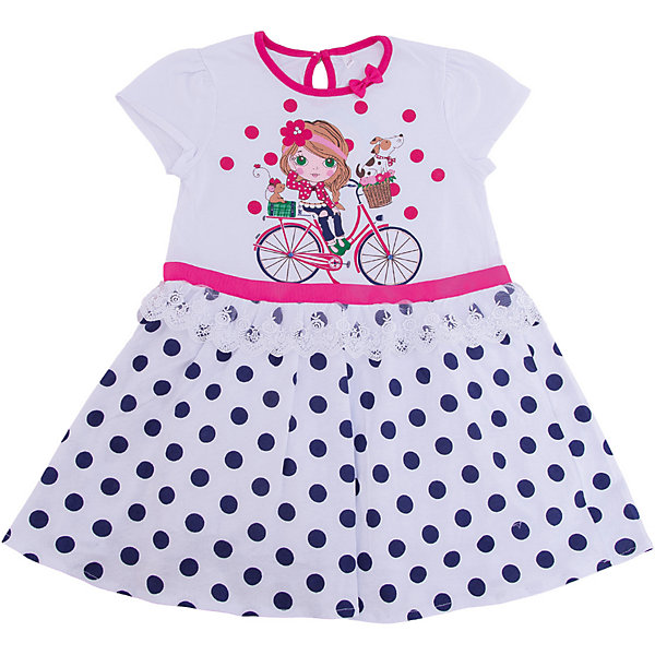 Платье для девочки Soni Kids Платье для девочки Soni KidsПлатья<br>Платье для девочки Soni Kids<br>Состав:<br>100% хлопок кулирная гладь<br><br>Ширина мм: 157<br>Глубина мм: 13<br>Высота мм: 119<br>Вес г: 200<br>Цвет: белый<br>Возраст от месяцев: 12<br>Возраст до месяцев: 15<br>Пол: Женский<br>Возраст: Детский<br>Размер: 80,110,104,98,92,86<br>SKU: 5431979