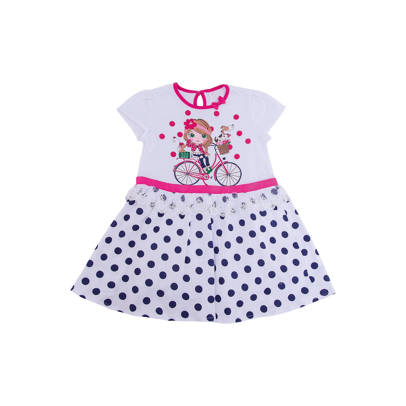 Платье для девочки Soni Kids Платье для девочки Soni KidsПлатья<br>Платье для девочки Soni Kids<br>Состав:<br>100% хлопок кулирная гладь<br><br>Ширина мм: 157<br>Глубина мм: 13<br>Высота мм: 119<br>Вес г: 200<br>Цвет: белый<br>Возраст от месяцев: 48<br>Возраст до месяцев: 60<br>Пол: Женский<br>Возраст: Детский<br>Размер: 110,80,86,92,98,104<br>SKU: 5431979