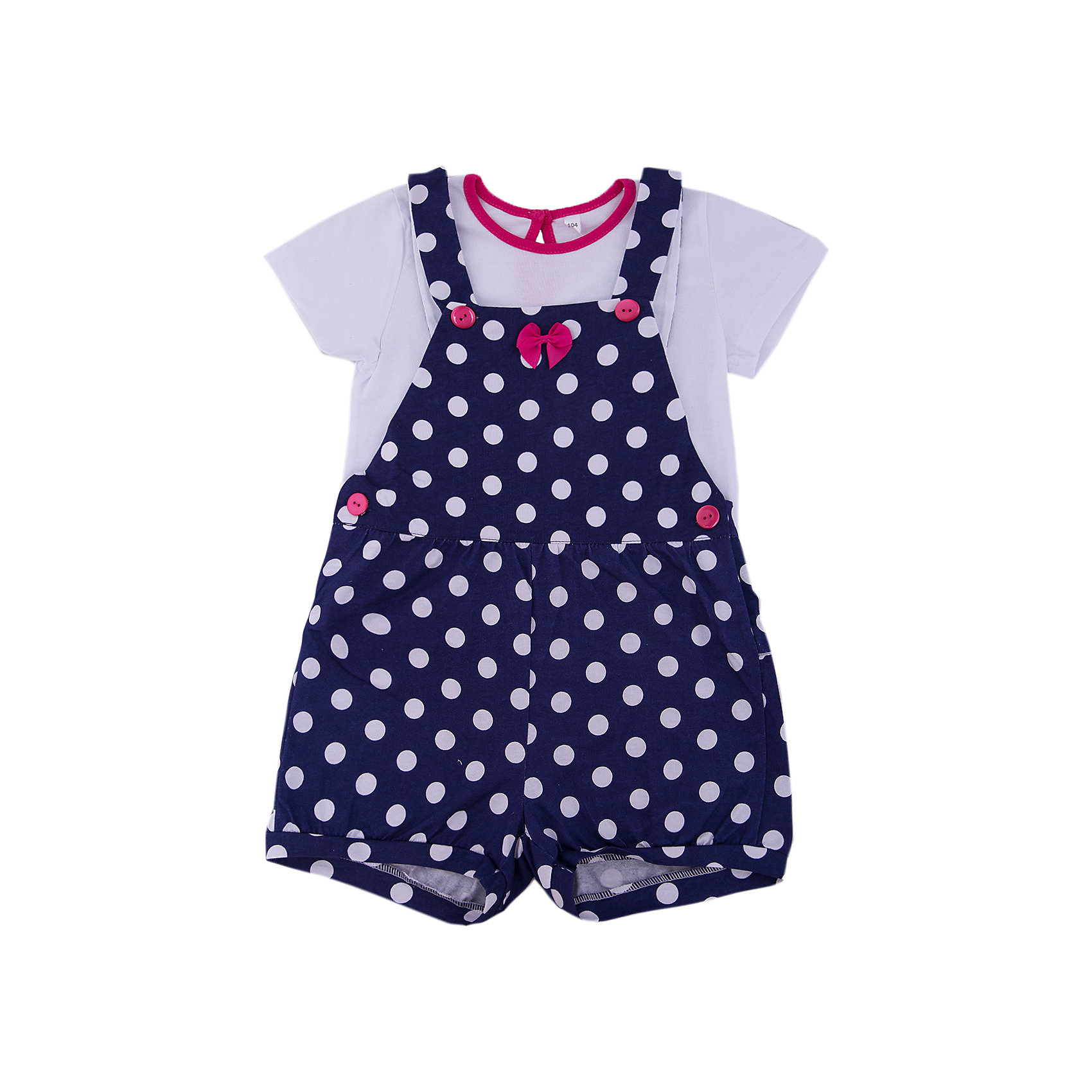 Комплект для девочки Soni Kids Комплект для девочки Soni KidsКомплекты<br>Комплект для девочки Soni Kids<br>Состав:<br>100% хлопок кулирная гладь<br><br>Ширина мм: 157<br>Глубина мм: 13<br>Высота мм: 119<br>Вес г: 200<br>Цвет: белый<br>Возраст от месяцев: 36<br>Возраст до месяцев: 48<br>Пол: Женский<br>Возраст: Детский<br>Размер: 104,74,80,86,92,98<br>SKU: 5432004