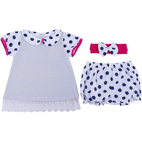 Комплект для девочки Soni Kids Комплект для девочки Soni KidsКомплекты<br>Комплект для девочки Soni Kids<br>Состав:<br>100% хлопок кулирная гладь<br><br>Ширина мм: 157<br>Глубина мм: 13<br>Высота мм: 119<br>Вес г: 200<br>Цвет: белый<br>Возраст от месяцев: 2<br>Возраст до месяцев: 5<br>Пол: Женский<br>Возраст: Детский<br>Размер: 62,86,80,74,68<br>SKU: 5432018