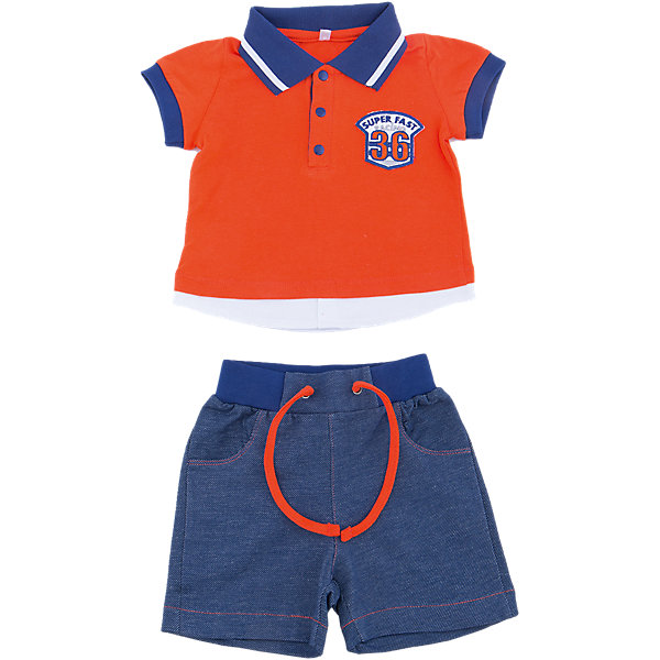 Комплект для мальчика Soni Kids Комплект для мальчика Soni KidsКомплекты<br>Комплект для мальчика Soni Kids<br>Состав:<br>100% хлопок; 95% хлопок 5% лайкра кулирная гладь, футер<br><br>Ширина мм: 157<br>Глубина мм: 13<br>Высота мм: 119<br>Вес г: 200<br>Цвет: оранжевый<br>Возраст от месяцев: 6<br>Возраст до месяцев: 9<br>Пол: Мужской<br>Возраст: Детский<br>Размер: 74,98,92,86,80<br>SKU: 5432100