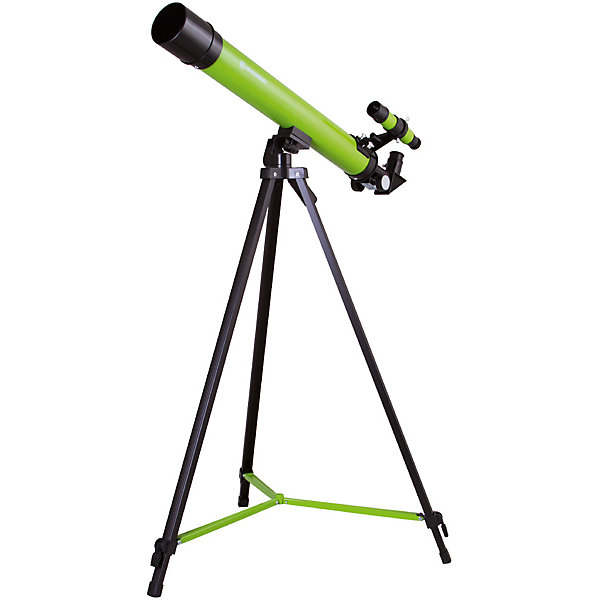 Телескоп Bresser Junior Space Explorer 45/600, зеленый Телескоп Bresser Junior Space Explorer 45/600, зеленыйТелескопы<br>Характеристики товара:<br><br>• материал: металл, пластик<br>• увеличение: до 100 крат<br>• диаметр объектива (апертура): 45 мм<br>• окуляры в комплекте: SR-6 мм и SR-12 мм, оборачивающий окуляр 1,5х<br>• искатель оптический: 6х30<br>• регулируемая алюминиевая тренога<br>• тип управления телескопом: ручной<br>• тип монтировки: азимутальная<br>• вес: 1,1 кг<br>• размер упаковки: 23х77х12 см<br>• комплектация: телескоп, окуляры, зеркало, тренога, карта<br>• страна бренда: Германия<br><br>Телескоп - это отличный способ заинтересовать ребенка наблюдениями за небесными телами и привить ему интерес к учебе. Эта модель была разработана специально для детей - он позволяет увеличивать предметы из космоса и изучать их. Благодаря легкому и прочному корпусу телескоп удобно брать с собой!<br><br>Оптические приборы от немецкой компании Bresser уже успели зарекомендовать себя как качественная и надежная продукция. Для их производства используются только безопасные и проверенные материалы. Такой прибор способен прослужить долго. Подарите ребенку интересную и полезную вещь!<br><br>Телескоп Bresser Junior Space Explorer 45/600, зеленый, от известного бренда Bresser (Брессер) можно купить в нашем интернет-магазине.<br><br>Ширина мм: 770<br>Глубина мм: 230<br>Высота мм: 125<br>Вес г: 2210<br>Возраст от месяцев: 60<br>Возраст до месяцев: 2147483647<br>Пол: Унисекс<br>Возраст: Детский<br>SKU: 5435325