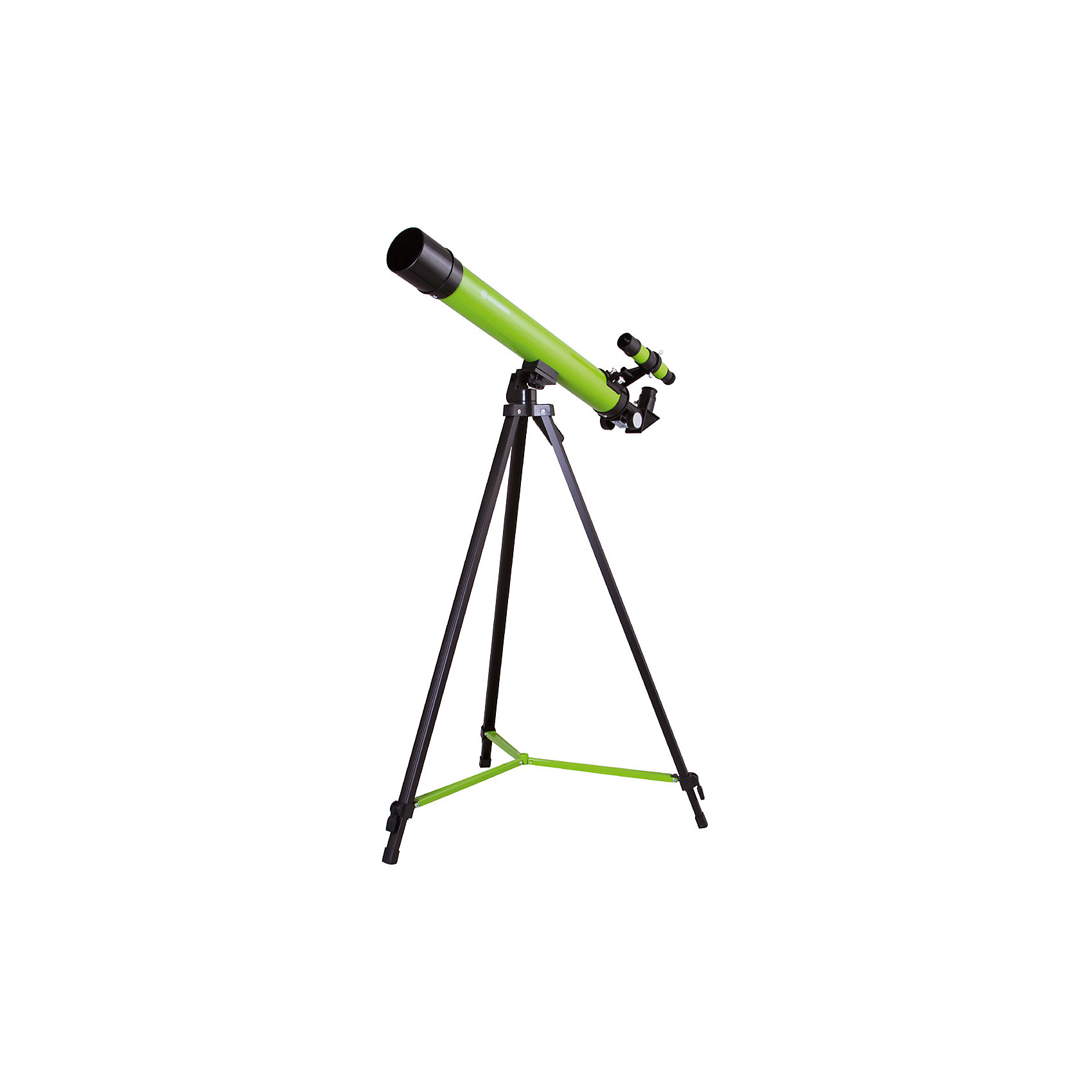 Телескоп Bresser Junior Space Explorer 45/600, зеленый Телескоп Bresser Junior Space Explorer 45/600, зеленыйТелескопы<br>Характеристики товара:<br><br>• материал: металл, пластик<br>• увеличение: до 100 крат<br>• диаметр объектива (апертура): 45 мм<br>• окуляры в комплекте: SR-6 мм и SR-12 мм, оборачивающий окуляр 1,5х<br>• искатель оптический: 6х30<br>• регулируемая алюминиевая тренога<br>• тип управления телескопом: ручной<br>• тип монтировки: азимутальная<br>• вес: 1,1 кг<br>• размер упаковки: 23х77х12 см<br>• комплектация: телескоп, окуляры, зеркало, тренога, карта<br>• страна бренда: Германия<br><br>Телескоп - это отличный способ заинтересовать ребенка наблюдениями за небесными телами и привить ему интерес к учебе. Эта модель была разработана специально для детей - он позволяет увеличивать предметы из космоса и изучать их. Благодаря легкому и прочному корпусу телескоп удобно брать с собой!<br><br>Оптические приборы от немецкой компании Bresser уже успели зарекомендовать себя как качественная и надежная продукция. Для их производства используются только безопасные и проверенные материалы. Такой прибор способен прослужить долго. Подарите ребенку интересную и полезную вещь!<br><br>Телескоп Bresser Junior Space Explorer 45/600, зеленый, от известного бренда Bresser (Брессер) можно купить в нашем интернет-магазине.<br><br>Ширина мм: 770<br>Глубина мм: 230<br>Высота мм: 125<br>Вес г: 2210<br>Возраст от месяцев: 60<br>Возраст до месяцев: 2147483647<br>Пол: Унисекс<br>Возраст: Детский<br>SKU: 5435325