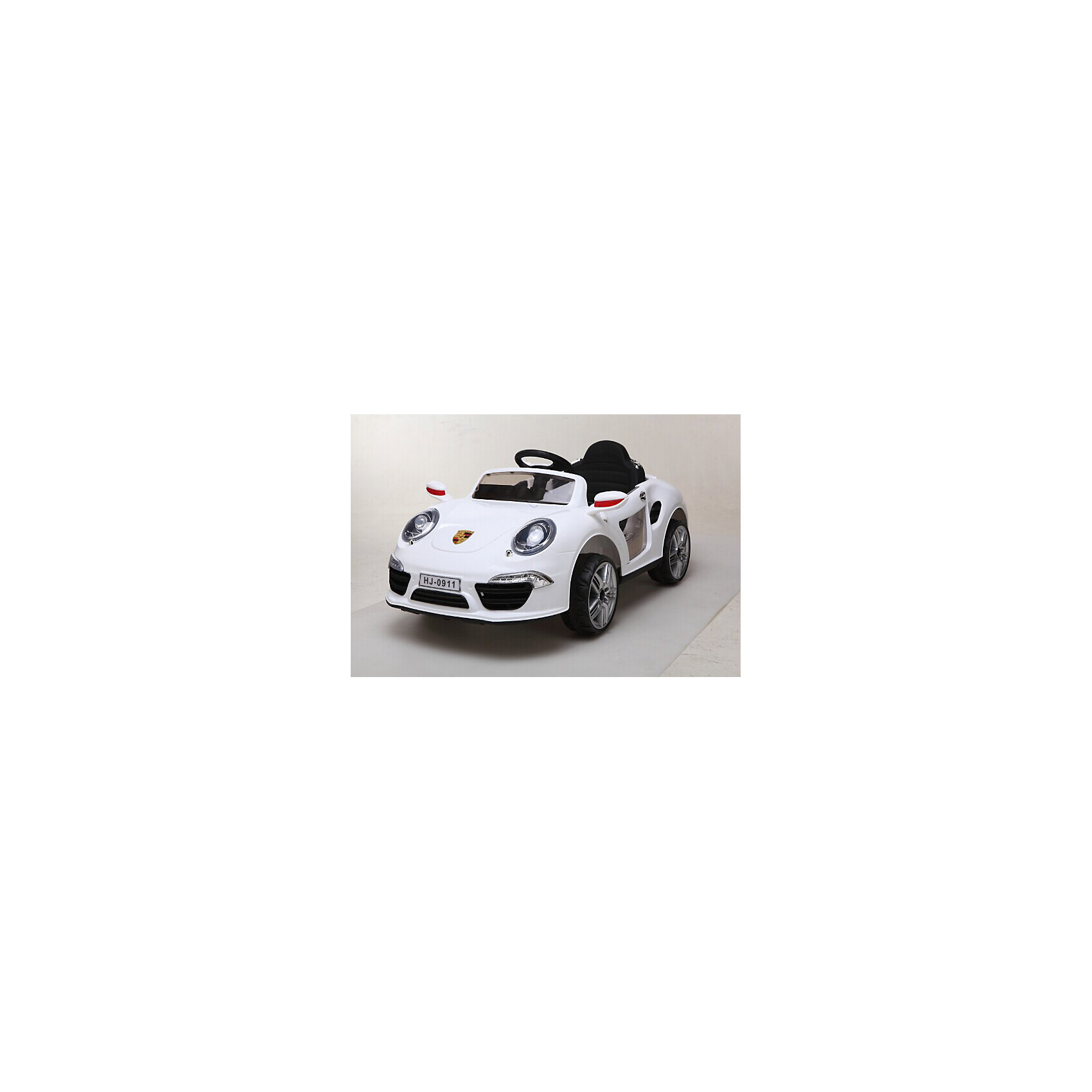 Аккумуляторная машина Порше 911, белый, 1toy Аккумуляторная машина Порше 911, белый, 1toyЭлектромобили<br>Аккумуляторная машина Порше 911, белый, 1toy (Ван Той)<br><br>Характеристики:<br><br>• реалистичная модель Порше 911<br>• световые и звуковые эффекты<br>• регулируемая громкость<br>• 2 скорости<br>• открывающиеся двери<br>• светящиеся колеса<br>• MP3<br>• скорость до 5 км/ч<br>• радиус действия ПДУ: до 20 метров<br>• мотор: 2х25 Вт<br>• аккумулятор: 2х6В/4,5 Ач<br>• время игры: до 2 часов<br>• время зарядки: 8-12 часов<br>• размер игрушки: 120х69х50 см<br>• вес: 15 кг<br>• максимальная нагрузка: 30 кг<br>• цвет: белый<br><br>С электромобилем Порше 911 ваш ребенок сможет почувствовать себя настоящим водителем! Машина имеет очень реалистичный дизайн. Дверцы открываются, чтобы маленький гонщик смог воспользоваться электромобилем, как настоящей машиной. Порше 911 имеет световые и звуковые эффекты, а также музыкальное сопровождение. Громкость звука можно регулировать. <br><br>Большой радиус действия пульта управления (до 20 метров) позволит вам контролировать движение ребенка на большом расстоянии. Автомобиль имеет две скорости движения до 5 км/ч. Эта игрушка вызовет восторг у каждого начинающего водителя!<br><br>Аккумуляторную машину Порше 911, белый, 1toy (Ван Той) вы можете купить в нашем интернет-магазине.<br><br>Ширина мм: 1210<br>Глубина мм: 330<br>Высота мм: 580<br>Вес г: 18000<br>Возраст от месяцев: 36<br>Возраст до месяцев: 2147483647<br>Пол: Унисекс<br>Возраст: Детский<br>SKU: 5440868