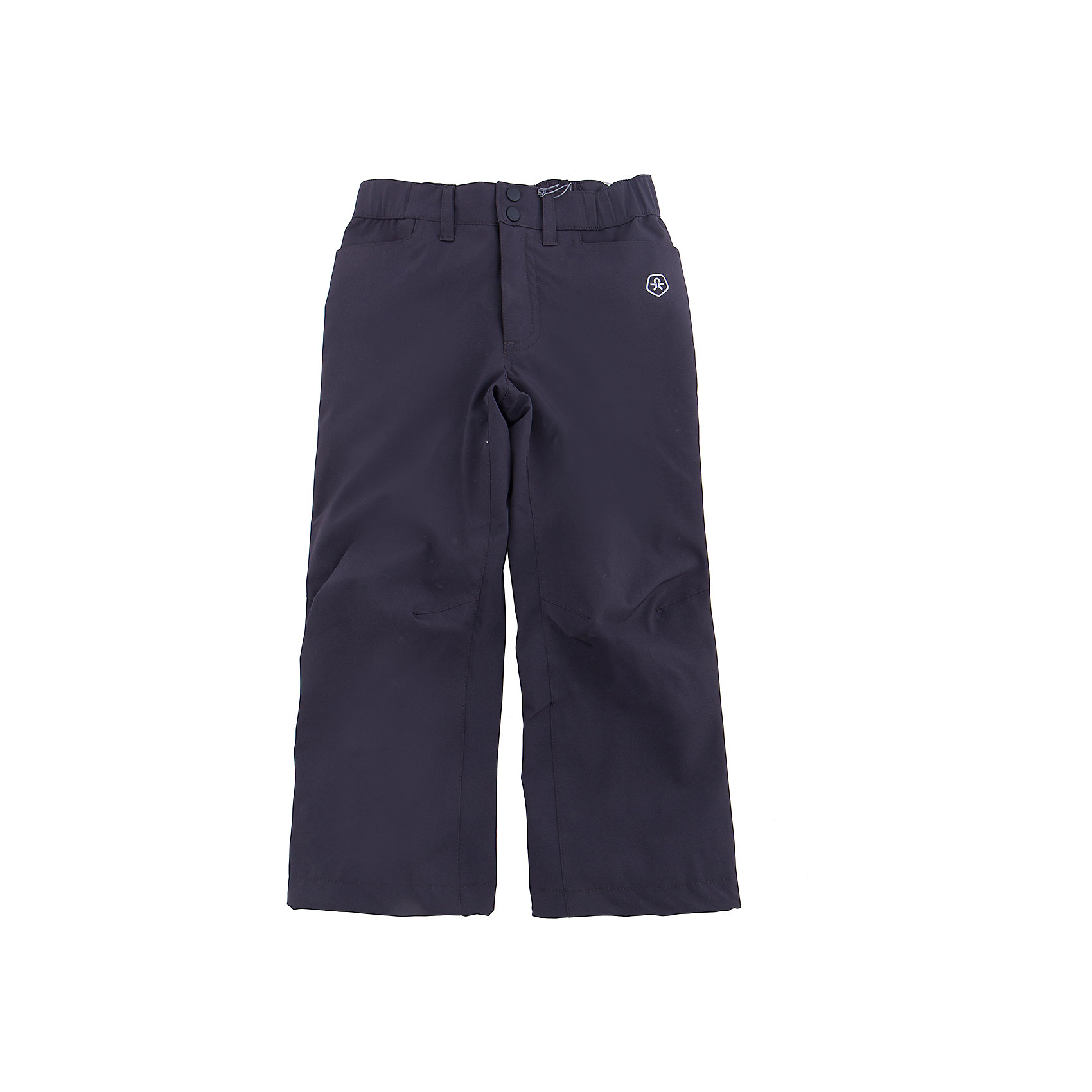 Брюки Color Kids Брюки Color KidsВерхняя одежда<br>Характеристики товара:<br><br>• состав: 100% полиэстер<br>• подкладка: 100 % полиэстер, сетка тафетта<br>• мембрана<br>• водонепроницаемость: 8000 мм<br>• воздухопроницаемость: 3000 мм<br>• ветронепроницемые<br>• без утеплителя<br>• температурный режим: от +5 С° до +15 С°<br>• пропитка BIONIC-FINISH® ECO не содержащая фтора, парафина и формальдегида (дополнительная защита от грязи)<br>• подкладка до колен из мягкой сеточки, ниже полиэстер<br>• проклеенные швы<br>• регулируемая талия (резинка)<br>• есть петли для ремня<br>• два удобных кармана<br>• светоотражающие детали<br>• комфортная посадка<br>• страна бренда: Дания<br>• страна изготовитель: Китай<br><br>Такие удобные брюки сделаны из плотного полиэстера с мембранной технологией, не промокают и позволяют коже дышать, поэтому отлично подойдут для межсезонья и мокрой погоды. Они комфортно сидят и обеспечивают ребенку необходимое удобство и тепло. Очень стильно смотрятся. <br><br>Брюки от датского бренда Color Kids (Колор кидз) можно купить в нашем интернет-магазине.<br><br>Ширина мм: 215<br>Глубина мм: 88<br>Высота мм: 191<br>Вес г: 336<br>Цвет: серый<br>Возраст от месяцев: 24<br>Возраст до месяцев: 36<br>Пол: Унисекс<br>Возраст: Детский<br>Размер: 98,104,110,116,122,128,140,152,92<br>SKU: 5442908