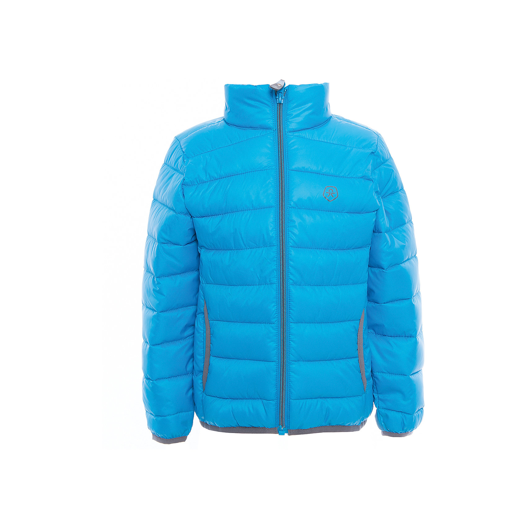 Куртка Color Kids Куртка Color KidsВерхняя одежда<br>Характеристики товара:<br><br>• цвет: голубой<br>• состав: 100 % полиэстер<br>• подкладка: 100 % полиэстер<br>• утеплитель: 160г/м синтепон<br>• температурный режим: от -5° С до +10°С<br>• светоотражающие детали<br>• застежка: молния<br>• защита подбородка<br>• два кармана<br>• логотип<br>• комфортная посадка<br>• страна бренда: Дания<br><br>Эта симпатичная и удобная куртка отлично подойдет для ношения в межсезонье. Она комфортно сидит и обеспечивает ребенку необходимое удобство. Очень стильно смотрится.<br><br>Куртку от датского бренда Color Kids (Колор кидз) можно купить в нашем интернет-магазине.<br><br>Ширина мм: 356<br>Глубина мм: 10<br>Высота мм: 245<br>Вес г: 519<br>Цвет: голубой<br>Возраст от месяцев: 24<br>Возраст до месяцев: 36<br>Пол: Унисекс<br>Возраст: Детский<br>Размер: 98,104,110,116,122,128,140,152,92<br>SKU: 5443126