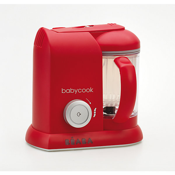 Блендер-пароварка Babycook, Beaba, SOLO RED Блендер-пароварка Babycook, Beaba, SOLO REDТехника для кухни<br>Блендер-пароварка Babycook, Beaba (Беаба), SOLO RED<br><br>Характеристики:<br><br>• готовит на пару, измельчает готовые продукты, размораживает и подогревает<br>• готовит мясо, овощи и другие продукты за 15 минут<br>• крышка легко открывается и закрывается<br>• автоматическое отключение<br>• звуковой сигнал<br>• экран с подсветкой<br>• легкая и компактная<br>• объем кувшина: 1100 мл<br>• управление: механическое<br>• в комплекте: нож для измельчения, лопатка, паровая корзина, крышка чаши с фильтром для фруктовых коктейлей, книга с рецептами для малышей<br>• материал: пластик, металл<br>• размер: 27,5х19х25 см<br>• вес: 2200 грамм<br>• размер упаковки: 28х25х20 см<br>• цвет: красный<br><br>Блендер-пароварка Babycook - прекрасный помощник для мам. Он совмещает 4 важных функции: приготовление на пару, измельчение и приготовление пюре, размораживание и подогрев. Вы всегда будете знать, какие продукты входят в еду ребенка и сможете самостоятельно выбрать нужную консистенцию. Блендер-пароварка оснащена экраном с подсветкой, звуковым сигналом при окончании приготовления и автоматическим отключением. <br><br>Процесс приготовления на пару занимает не более 20 минут. Специальный механизм позволит вам открыть и закрыть крышку кувшина одной рукой. Пароварка очень легкая и компактная - она не займет много места на кухне. В комплект входит книга с рецептами для малышей от 6 месяцев до двух лет.<br><br>Блендер-пароварку Babycook, Beaba (Беаба), SOLO RED можно купить в нашем интернет-магазине.<br><br>Ширина мм: 240<br>Глубина мм: 180<br>Высота мм: 240<br>Вес г: 2400<br>Возраст от месяцев: 4<br>Возраст до месяцев: 2147483647<br>Пол: Унисекс<br>Возраст: Детский<br>SKU: 5445708