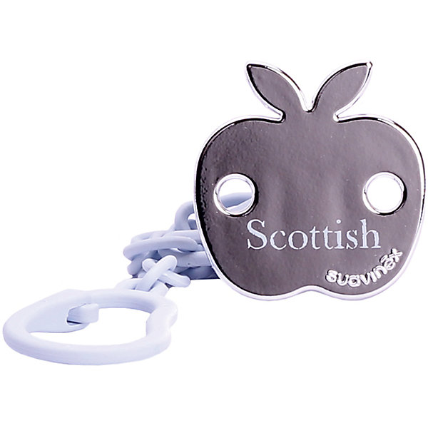 Держатель для пустышки SCOTTISH с зажимом, Suavinex, голубое яблоко Держатель для пустышки SCOTTISH с зажимом, Suavinex, голубое яблокоПустышки<br>Характеристики:<br><br>• Наименование: держатель для пустышки<br>• Пол: для мальчика<br>• Материал: пластик<br>• Цвет: голубой, золотистый<br>• Рисунок: яблоко<br>• Универсальный механизм для закрепления любых пустышек<br>• Вид держателя: на цепочке с клипсой<br>• Покрытие с эффектом позолоты<br>• Вес: 30 г<br>• Параметры (Д*Ш*В): 5,4*6,5*10,9 см <br>• Особенности ухода: можно мыть в теплой воде, допускается стерилизация<br><br>Держатель для пустышки SCOTTISH с зажимом, Suavinex, голубое яблоко изготовлен испанским торговым брендом, специализирующимся на выпуске товаров для кормления и аксессуаров для младенцев. Продукция от Suavinex премиум-класса разработана из экологически безопасных и прочных материалов, устойчивых к повреждениям, появлению царапин и изменению цвета. <br><br>Держатель для пустышки выполнен в виде цепочки с крупными звеньями, С одной стороны, у держателя предусмотрено кольцо, с другой – клипса. Клипса оформлена в брендовом дизайне в виде яблока с эффектом позолоты. Держатель для пустышки SCOTTISH с зажимом, Suavinex, голубое яблоко – это не только необходимый предмет ухода за младенцем, но и стильный аксессуар. <br><br>Держатель для пустышки SCOTTISH с зажимом, Suavinex, голубое яблоко можно купить в нашем интернет-магазине.<br><br>Ширина мм: 54<br>Глубина мм: 65<br>Высота мм: 109<br>Вес г: 30<br>Возраст от месяцев: 0<br>Возраст до месяцев: 24<br>Пол: Мужской<br>Возраст: Детский<br>SKU: 5451300