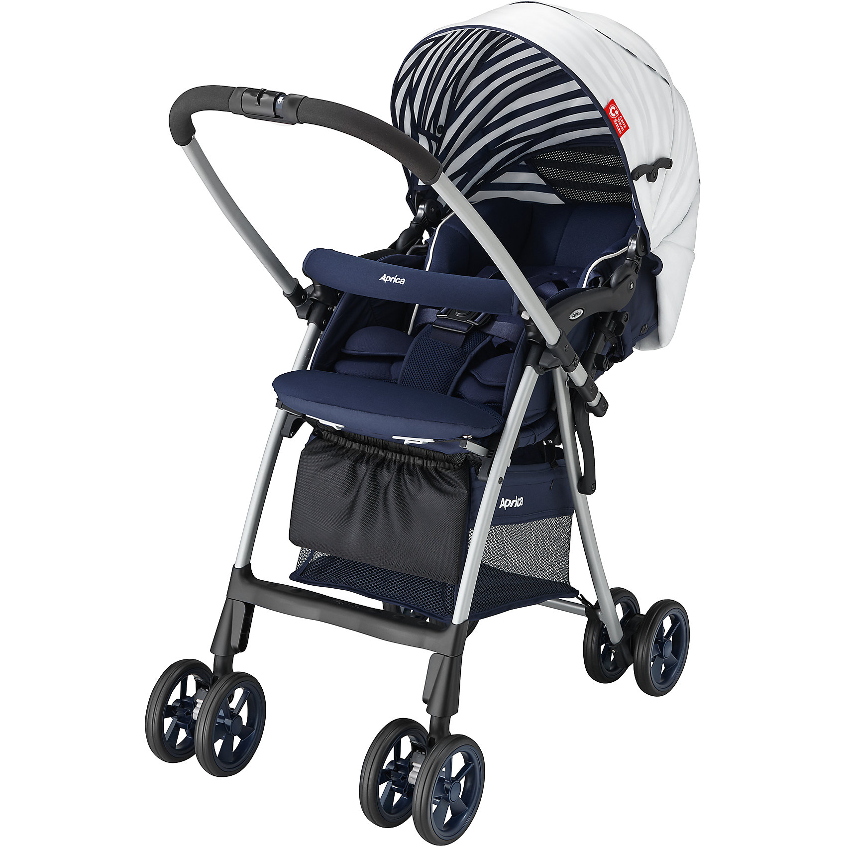 Прогулочная коляска Aprica Luxuna Light CTS, синий/белый Прогулочная коляска Aprica Luxuna Light CTS, синий/белыйПрогулочные коляски<br>Характеристики прогулочной коляски Aprica Luxuna Light CTS<br><br>Прогулочный блок: <br><br>• регулируемые по длине и высоте 5-ти точечные ремни безопасности;<br>• регулируемый наклон спинки, система ремешков, угол наклона 120-170 градусов;<br>• наличие анатомических вкладышей дает возможность использовать коляску с первых дней жизни малыша;<br>• имеется выдвижная подножка с двумя сменными положениями, а также, пластиковая подножка для подросшего малыша;<br>• капюшон глубокий, надежно защищает малыша;<br>• капюшон раскладывается практически до бампера;<br>• на капюшоне имеются два сетчатых смотровых окошка под клапанами;<br>• высокая посадка ребенка в коляске;<br>• бампер можно отвести в сторону для удобной посадки ребенка;<br>• имеются отражатели солнечных лучей, которые обеспечивают терморегуляцию;<br>• сиденье и капюшон выполнены из дышащих материалов.<br><br>Размеры прогулочного блока:<br><br>ширина сиденья: 31 см;<br>высота посадки: 53 см.<br><br>Шасси коляски: <br><br>• перекидная ручка коляски;<br>• сдвоенные колеса коляски, 4 пары, всего 8 шт.;<br>• диаметр колес: 14 см;<br>• ведущие колеса - поворотные с блокировкой;<br>• при перекидывании ручки тип поворотных колес меняется: передние разблокированы, задние колеса заблокированы;<br>• амортизация;<br>• тип тормоза: ножной, отдельно на каждой паре колес;<br>• нагрузка на корзину: 5 кг, объем 20 л;<br>• механизм складывания: книжка;<br>• коляска складывается одной рукой, сохраняет вертикальное положение;<br>• рама складывается вместе с прогулочным блоком;<br>• материал рамы: алюминий.<br><br>Размер коляски: 46х85/98,5х101 см<br>Размер коляски в сложенном виде: 46?33,5?98 см<br>Вес коляски: 4,9 кг<br><br>Комплектация:<br><br>• прогулочная коляска Luxuna Light CTS;<br>• анатомические вкладыши;<br>• корзина для покупок;<br>• инструкция. <br><br>Прогулочную коляску Luxuna Light CTS, Aprica, цвет синий/белый можно купить в нашем интернет-магазине.<br><br>Ширина мм: 480<br>Глубина мм: 310<br>Высота мм: 1010<br>Вес г: 7100<br>Возраст от месяцев: 0<br>Возраст до месяцев: 36<br>Пол: Мужской<br>Возраст: Детский<br>SKU: 5451740