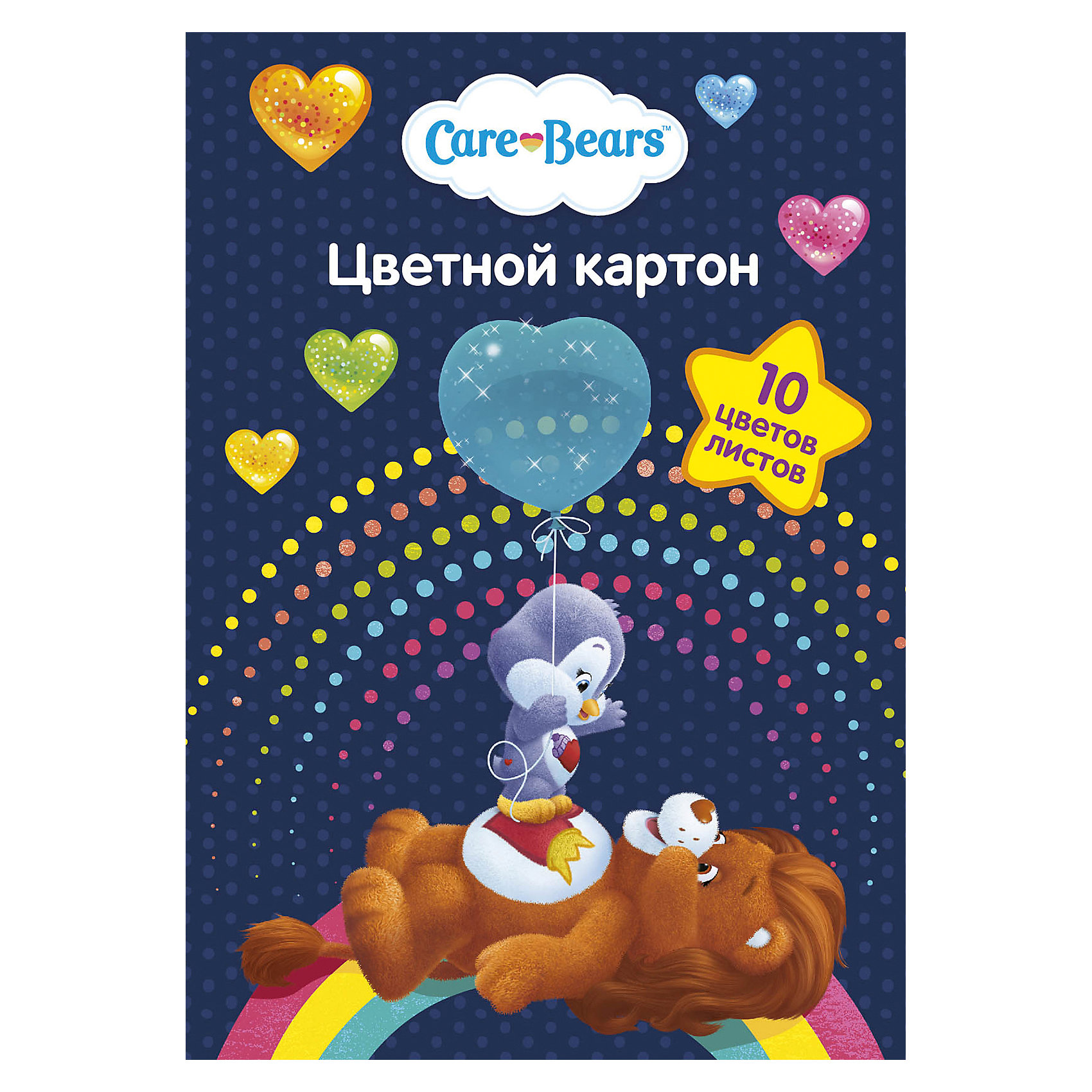 Цветной картон, 10 листов, 10 цветов, Заботливые мишки Цветной картон, 10 листов, 10 цветов, Заботливые мишкиБумажная продукция<br>Характеристики цветного картон, 10 листов, 10 цветов, Заботливые мишки:<br><br>• возраст: от 3 лет<br>• пол: для девочек<br>• комплект: 10 листов картона.<br>• состав : картон.<br>• размер упаковки: 29 x 20 см.<br>• упаковка: папка.<br>• бренд: Росмэн<br>• страна обладатель бренда: Россия<br><br>Цветной картон Заботливые мишки формата А4 идеально подходит для детского творчества. В упаковке 10 цветов (10 листов) мелованного картона: желтый, оранжевый, красный, синий, зеленый, фиолетовый, коричневый, черный, золотой, серебристый. Упаковка: папка размером 29х20х0,3 см с одним клапаном, выполненная из мелованного картона с глянцевым лаком.<br><br>Цветной картон, 10 листов, 10 цветов, Заботливые мишки от бренда Росмэн можно купить в нашем интернет-магазине.<br><br>Ширина мм: 290<br>Глубина мм: 200<br>Высота мм: 30<br>Вес г: 133<br>Возраст от месяцев: 36<br>Возраст до месяцев: 2147483647<br>Пол: Женский<br>Возраст: Детский<br>SKU: 5453303