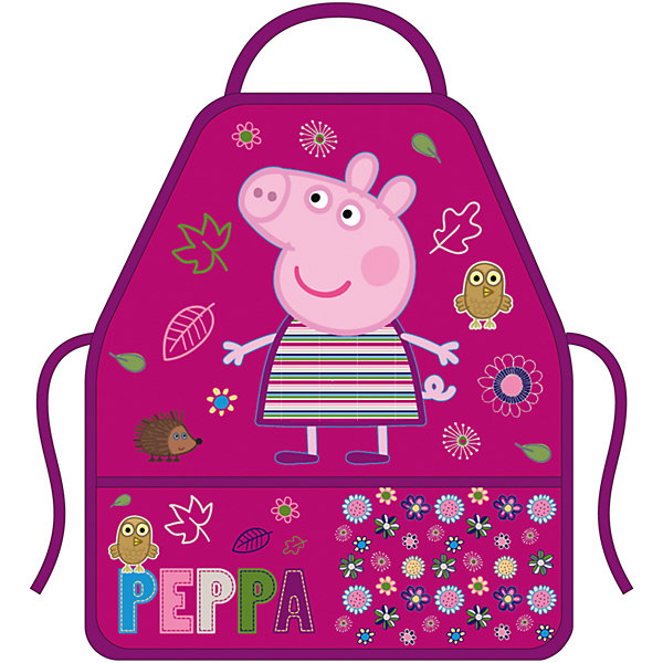 Фартук с нарукавниками Листопад, Peppa Pig Фартук с нарукавниками Листопад, Peppa PigРисование и лепка<br>Характеристики:<br>• два нарукавника в комплекте;<br>• два кармана;<br>• легко стирать;<br>• рост: 110-128 см;<br>• размер: 30-34;<br>• материал: полиэстер;<br>• размер упаковки: 20х22х0,5 см;<br>• вес: 600 грамм.<br><br>Фартук «Листопад» защитит одежду от загрязнений, чтобы она выглядела опрятно после домашней работы, уроков труда или рисования.<br><br>В комплект входят два нарукавника. Фартук имеет два больших кармана спереди, в которые удобно положить предметы, необходимые для занятий.<br><br>Фартук декорирован ярким изображением героя мультфильма Свинка Пеппа.<br><br>Фартук с нарукавниками Листопад, Peppa Pig, Росмэн можно купить в нашем интернет-магазине.<br><br>Ширина мм: 200<br>Глубина мм: 220<br>Высота мм: 50<br>Вес г: 70<br>Возраст от месяцев: 36<br>Возраст до месяцев: 2147483647<br>Пол: Женский<br>Возраст: Детский<br>SKU: 5453342