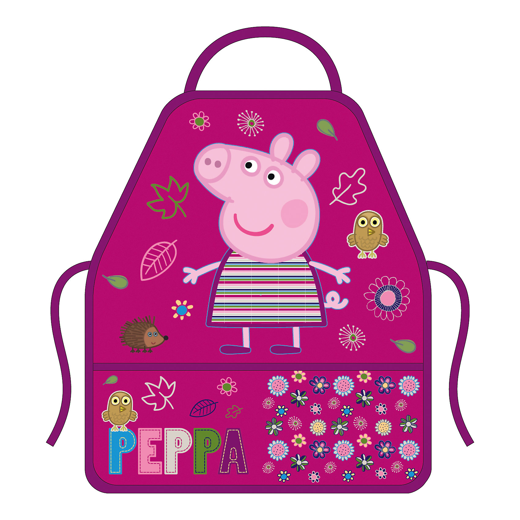 Фартук с нарукавниками Листопад, Peppa Pig Фартук с нарукавниками Листопад, Peppa PigРисование и лепка<br>Яркий, красочный фартук поможет малышке не испачкаться во время домашних хлопот, на уроках труда или изобразительного искусства, а очаровательная Свинка Пеппа будет радовать ее долгое время. Фартук имеет удобный покрой, позволяющий ребенку самостоятельно его надевать и снимать. Тонкие тесемочки легко завязываются вокруг талии. Спереди расположено 2 вместительных кармана, в которые можно положить необходимые для работы предметы. К комплекту прилагаются 2 нарукавника, защищающие рукава от загрязнения. Фартук ТМ «Свинка Пеппа» изготовлен из легкостирающейся, износостойкой ткани, поэтому имеет долгий срок службы.
<br>Рост: 110-128 см. Размер: 30-34. Материал: полиэстер.<br><br>Ширина мм: 200<br>Глубина мм: 220<br>Высота мм: 50<br>Вес г: 70<br>Возраст от месяцев: 36<br>Возраст до месяцев: 2147483647<br>Пол: Женский<br>Возраст: Детский<br>SKU: 5453342