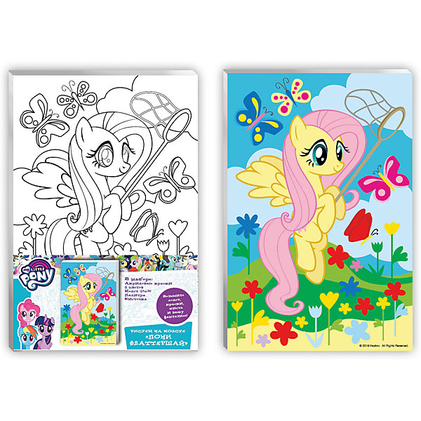 Роспись по холсту Пони Флаттершай 20*30 см, MyLittlePony Роспись по холсту Пони Флаттершай 20*30 см, MyLittlePonyMy little Pony<br>Характеристики товара:<br><br>• комплект: акриловые краски 5 цветов, холст, палитра, кисточки<br>• размер картинки: 20х30 см<br>• состав: текстиль, дерево, акрил, металл, пластик<br>• страна бренда: Россия<br>• страна изготовитель: Китай<br><br>В набор для творчества входит все, чтобы создать настоящее произведение искусства своими руками: холст с нанесенными контурами рисунка, краски, палитра, кисточка. Можно раскрасить рисунок по образцу. А смешивая краски, юный художник получит новые цвета и оттенки. Ткань обработана специальным составом, который обеспечивает нанесение красок равномерным слоем.<br><br>Роспись по холсту Пони Флаттершай 20*30 см, MyLittlePony, вы можете приобрести в нашем интернет-магазине.<br><br>Ширина мм: 200<br>Глубина мм: 300<br>Высота мм: 150<br>Вес г: 230<br>Возраст от месяцев: 36<br>Возраст до месяцев: 2147483647<br>Пол: Женский<br>Возраст: Детский<br>SKU: 5453432