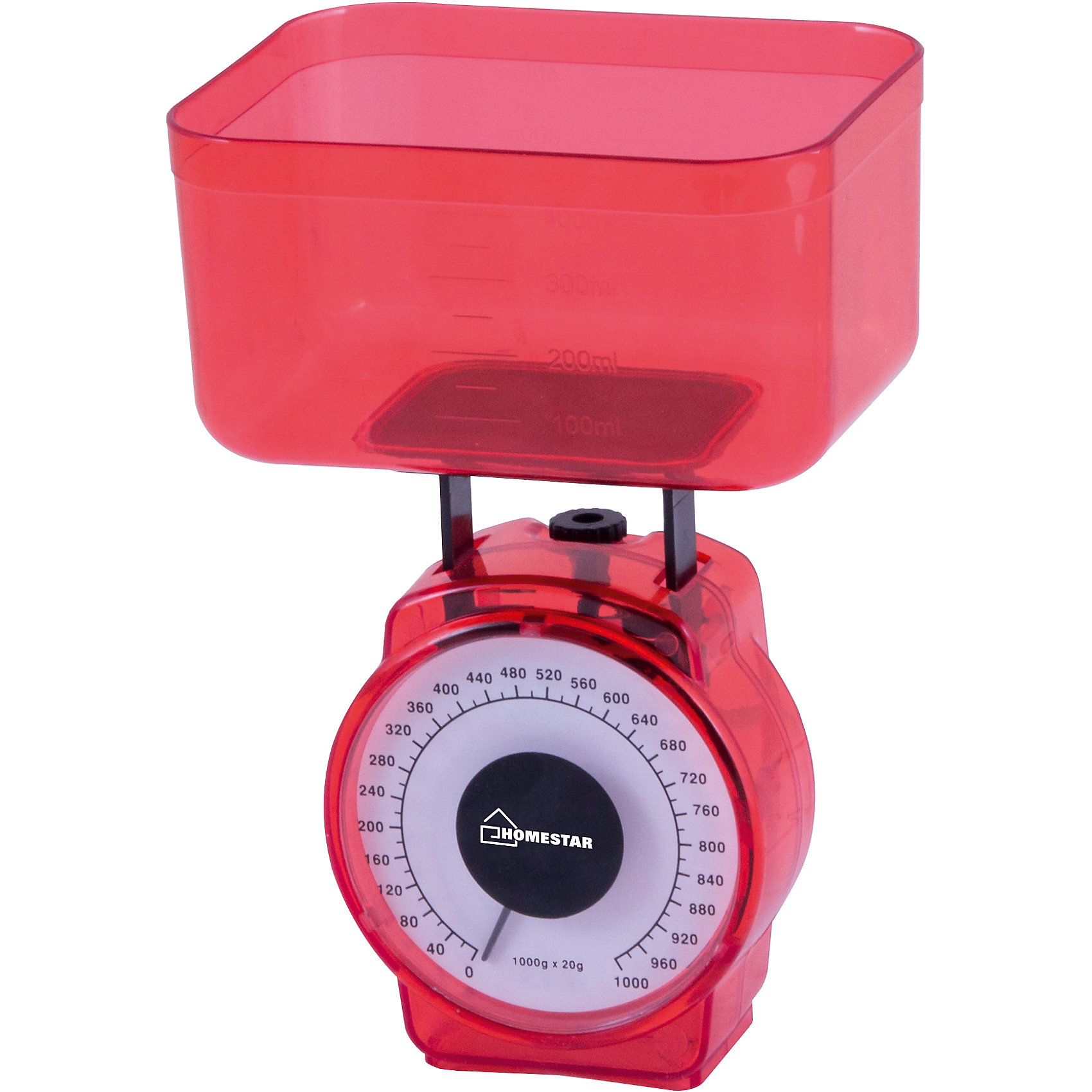 Весы кухонные механические HS-3004М, HOMESTAR, красный Весы кухонные механические HS-3004М, HOMESTAR, красныйБытовая техника для кухни<br>Весы кухонные механические HS-3004М, HOMESTAR (ХоумСтар), красный<br><br>Характеристики:<br><br>• точное измерение веса продуктов<br>• цена деления: 20 грамм<br>• объем чаши: 400 мл<br>• максимальная нагрузка: 1 кг<br>• материал: металл, пластик<br>• цвет: красный<br><br>Для приготовления вкусных блюд вам может понадобиться измерение вес необходимых ингредиентов. Механические вес HS-3004M точно измерят вес продуктов. Цена одного деления - 20 грамм. Чаша объемом 400 мл снимается и легко очищается от загрязнений. Максимальная нагрузка составляет 1 килограмм. Весы HS-3004M - лучший помощник для хозяек.<br><br>Весы кухонные механические HS-3004М, HOMESTAR (ХоумСтар), красный вы можете купить в нашем интернет-магазине.<br><br>Ширина мм: 100<br>Глубина мм: 70<br>Высота мм: 120<br>Вес г: 155<br>Возраст от месяцев: 216<br>Возраст до месяцев: 1188<br>Пол: Унисекс<br>Возраст: Детский<br>SKU: 5454044