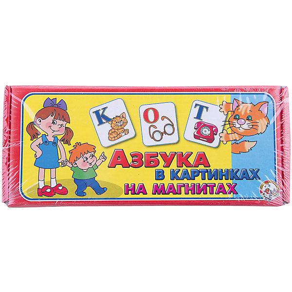 Магнитные карточки Азбука в картинках, Десятое королевство Магнитные карточки Азбука в картинках, Десятое королевствоОбучающие игры для дошкольников<br>Магнитные карточки Азбука в картинках, Десятое королевство<br><br>Характеристики: <br><br>• Возраст: от 3 лет<br>• Материал: картон, полимер<br>• В комплекте: 72 карточки, гибкая полимерная магнитная лента<br><br>Эта игра будет особенно полезна для детей от трех лет. С ее помощью ребенок будет учиться узнавать очертания букв и начнет складывать буквы в слова и предложения. Перед началом игры нужно разрезать и наклеить на карточки полимерную магнитную ленту. Этот набор полностью безопасен для детей и подходит для обучения деток азам азбуки.<br><br>Магнитные карточки Азбука в картинках, Десятое королевство можно купить в нашем интернет-магазине.<br><br>Ширина мм: 230<br>Глубина мм: 100<br>Высота мм: 35<br>Вес г: 134<br>Возраст от месяцев: 60<br>Возраст до месяцев: 2147483647<br>Пол: Унисекс<br>Возраст: Детский<br>SKU: 5473730