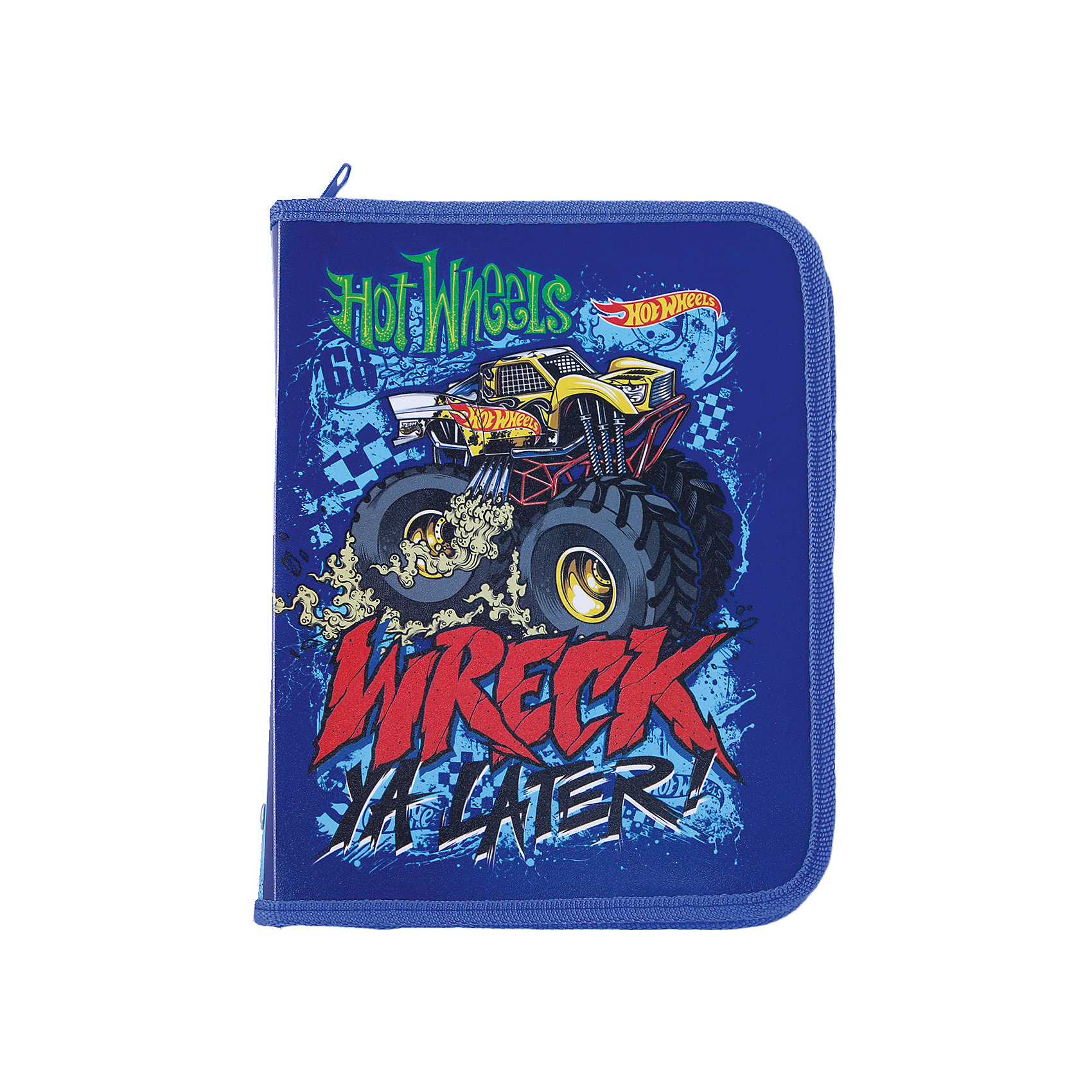 Пластиковая папка с текстильным кантом на кнопке для тетрадей, Hot Wheels, Mattel Пластиковая папка с текстильным кантом на кнопке для тетрадей, Hot Wheels, MattelПапки для тетрадей<br>Пластиковая папка с текстильным кантом на кнопке для тетрадей с лицензионным дизайном Mattel Hot Wheels. Папка разработана специально для школьников младшей и средней школы. Формат - горизонтальный.<br><br>Ширина мм: 235<br>Глубина мм: 300<br>Высота мм: 180<br>Вес г: 60<br>Возраст от месяцев: 36<br>Возраст до месяцев: 120<br>Пол: Мужской<br>Возраст: Детский<br>SKU: 5475478