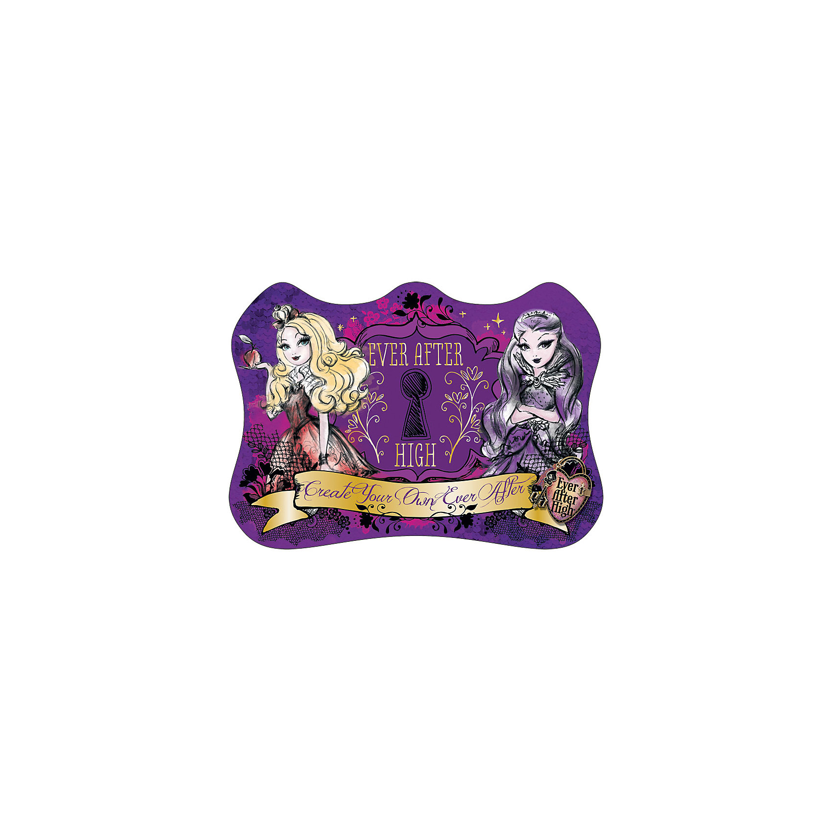 Подкладка настольная для лепки пластиковая, Ever After High, Mattel Подкладка настольная для лепки пластиковая, Ever After High, MattelШкольные аксессуары<br>Характеристики настольной пластиковой подкладки для письма Ever After High, Mattel:<br><br>• тип: подкладка настольная для письма, Disney<br>• возраст: от 3 лет<br>• вес: 53 г<br>• размеры: 15*21см.<br>• страна обладатель бренда: США<br>• страна изготовления: Россия<br><br>Фигурная настольная подкладка для лепки с трогательным лицензионным полноцветным дизайном Mattel Ever After High сделает творческий процесс приятнее для детей и родителей. Выполнена из 100% полипропилена. Размер 15*21см. Сделана в Санкт-Петербурге<br><br>Настольную подкладку для письма торговой марки Mattel можно купить в нашем интернет-магазине.<br><br>Ширина мм: 210<br>Глубина мм: 10<br>Высота мм: 150<br>Вес г: 16<br>Возраст от месяцев: 48<br>Возраст до месяцев: 96<br>Пол: Женский<br>Возраст: Детский<br>SKU: 5475488