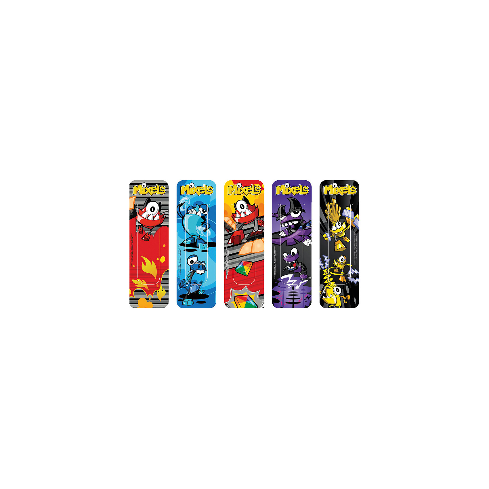 Набор фигурных закладок, Mixels Набор фигурных закладок, MixelsШкольные аксессуары<br>Характеристики набора фигурных закладок, Mixels:<br><br>• тип: пластиковые узкие закладки<br>• упаковка: блистер<br>• материал изготовления: пластик<br>• размер упаковки: 15 x 5 х 10 см<br>• вес:19 г<br>• страна обладатель бренда: США<br>• страна изготовления: Россия<br><br>Набор фигурных закладок лицензионного дизайна Mixels по мотивам популярного мультфильма. В блистере 5 штук. Материал - полипропилен. Изготовлены в Санкт-Петербурге.<br><br>Набор фигурных закладок лицензионного дизайна Mixels можно купить в нашем интернет-магазине.<br><br>Ширина мм: 190<br>Глубина мм: 300<br>Высота мм: 600<br>Вес г: 18<br>Возраст от месяцев: 48<br>Возраст до месяцев: 144<br>Пол: Мужской<br>Возраст: Детский<br>SKU: 5475496