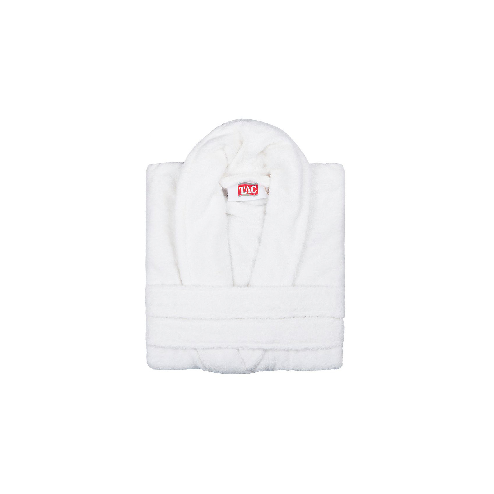Халат махровый Maison Bambu, L/XL, TAC, кремовый (ekru) Халат махровый Maison Bambu, L/XL, TAC, кремовый (ekru)Ванная комната<br>Характеристики:<br><br>• Вид домашнего текстиля: махровый халат<br>• Размер международный/российский: L/XL (48, 50, 52)<br>• Пол: унисекс<br>• Рисунок: без рисунка<br>• Материал: хлопок, 50% хлопок; бамбук, 50%<br>• Цвет: кремовый<br>• Плотность полотна: 320 гр/м2 <br>• Силуэт: прямой<br>• Рукав: длинный<br>• Воротник: отложной<br>• Застежка: пояс<br>• Вес в упаковке: 1 кг 130 г<br>• Размеры упаковки (Д*Ш*В): 40*10*32 см<br>• Особенности ухода: машинная стирка <br><br>Халат махровый Maison Bambu, L/XL, TAC, кремовый (ekru) от наиболее популярного бренда на отечественном рынке среди производителей комплектов постельного белья и текстильных принадлежностей, выпуском которого занимается производственная компания, являющаяся частью мирового холдинга Zorlu Holding Textiles Group. Халат выполнен из сочетания натурального хлопка и бамбукового волокна, что обеспечивает гипоаллергенность, высокую износоустойчивость, повышенные гигкоскопические и антибактериальные свойства изделия. Благодаря высокой степени плотности махры, халат отлично впитывает влагу, но при этом остается мягким. <br><br>Ворс окрашен стойкими нетоксичными красителями, который не оставляет запаха и обеспечивает ровный окрас. Изделие сохраняет свой цвет и форму даже при частых стирках. Халат прямого кроя с длинными рукавами и отложным воротником идеально подходит для посещения бани или сауны, а в прохладные вечера обеспечит комфорт и уют своему владельцу. Выполнен в кремовом цвете без рисунка.<br><br>Халат махровый Maison Bambu, L/XL, TAC, кремовый (ekru) можно купить в нашем интернет-магазине.<br><br>Ширина мм: 290<br>Глубина мм: 90<br>Высота мм: 400<br>Вес г: 1400<br>Возраст от месяцев: 216<br>Возраст до месяцев: 1188<br>Пол: Унисекс<br>Возраст: Детский<br>SKU: 5476359