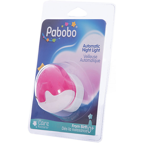 Сенсорный ночник, Pabobo, розовый