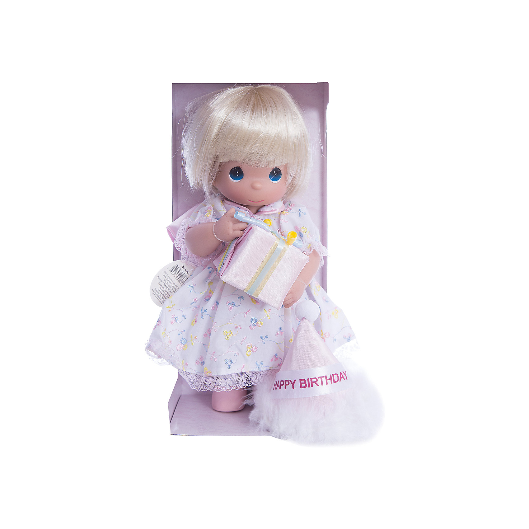 Кукла С Днем Рождения, блондинка, 30 см, Precious Moments Кукла С Днем Рождения, блондинка, 30 см, Precious MomentsБренды кукол<br><br><br>Ширина мм: 140<br>Глубина мм: 300<br>Высота мм: 80<br>Вес г: 428<br>Возраст от месяцев: 36<br>Возраст до месяцев: 2147483647<br>Пол: Женский<br>Возраст: Детский<br>SKU: 5482494