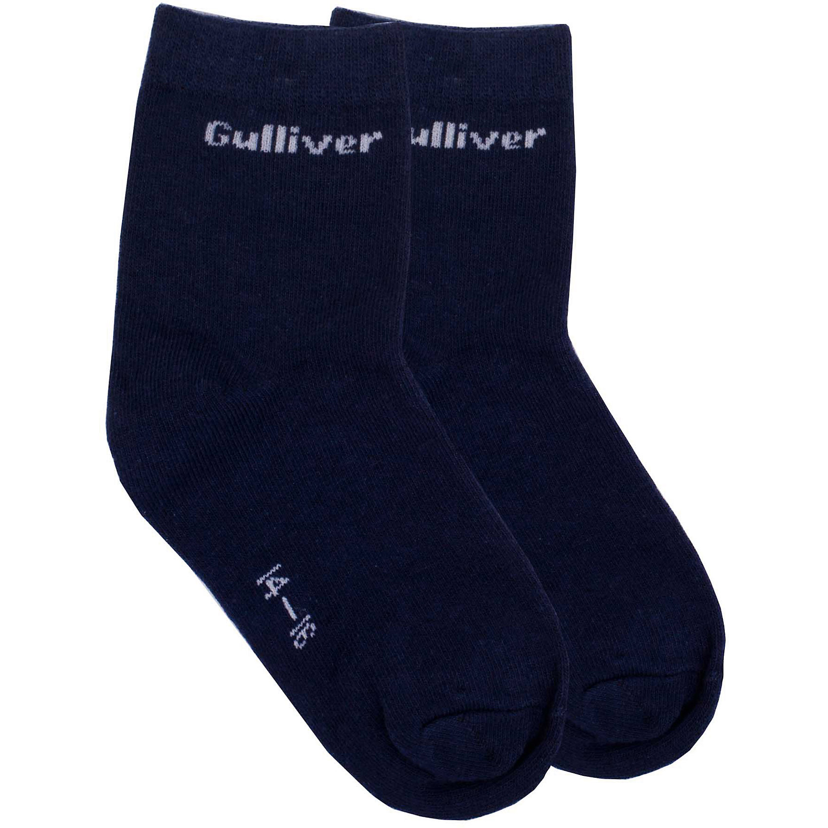 Носки для мальчика Gulliver Носки для мальчика GulliverНоски<br>Характеристики товара:<br><br>• цвет: синий<br>• материал: 72% хлопок, 25% полиэстер, 3% эластан<br>• эластичный прочный материал<br>• мягкая резинка не давит<br>• узор с логотипом <br>• хлопок обеспечивает комфорт<br>• страна бренда: Российская Федерация<br>• страна производства: Китай<br><br>Такие носки обеспечивают ребенку комфорт благодаря мягкому эластичному материалу. Они удобно садятся по ноге, в составе материала преобладает натуральный хлопок - гипоаллергенный и дышащий.<br><br>Носки для мальчика от известного бренда Gulliver можно купить в нашем интернет-магазине.<br><br>Ширина мм: 87<br>Глубина мм: 10<br>Высота мм: 105<br>Вес г: 115<br>Цвет: синий<br>Возраст от месяцев: 36<br>Возраст до месяцев: 60<br>Пол: Мужской<br>Возраст: Детский<br>Размер: 14,26,18,22<br>SKU: 5483424