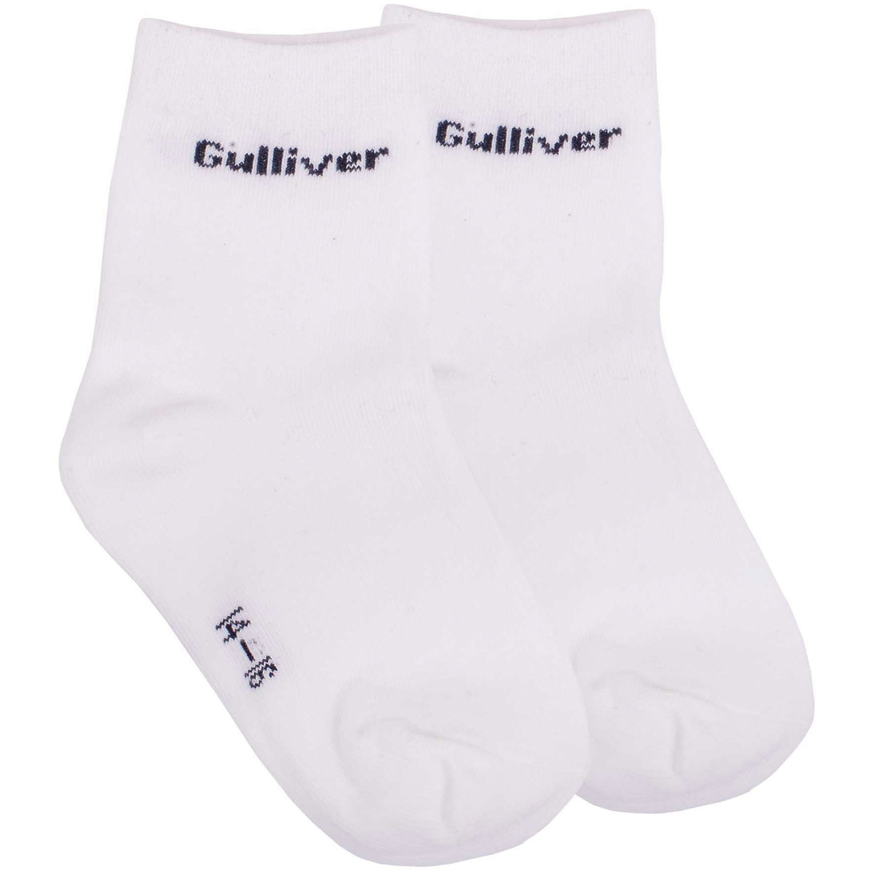 Носки для мальчика Gulliver Носки для мальчика GulliverНоски<br>Характеристики товара:<br><br>• цвет: белый<br>• материал: 72% хлопок, 25% полиэстер, 3% эластан<br>• эластичный прочный материал<br>• мягкая резинка не давит<br>• узор с логотипом <br>• хлопок обеспечивает комфорт<br>• страна бренда: Российская Федерация<br>• страна производства: Китай<br><br>Такие носки обеспечивают ребенку комфорт благодаря мягкому эластичному материалу. Они удобно садятся по ноге, в составе материала преобладает натуральный хлопок - гипоаллергенный и дышащий.<br><br>Носки для мальчика от известного бренда Gulliver можно купить в нашем интернет-магазине.<br><br>Ширина мм: 87<br>Глубина мм: 10<br>Высота мм: 105<br>Вес г: 115<br>Цвет: белый<br>Возраст от месяцев: 168<br>Возраст до месяцев: 1188<br>Пол: Мужской<br>Возраст: Детский<br>Размер: 22,14,18,26<br>SKU: 5483429