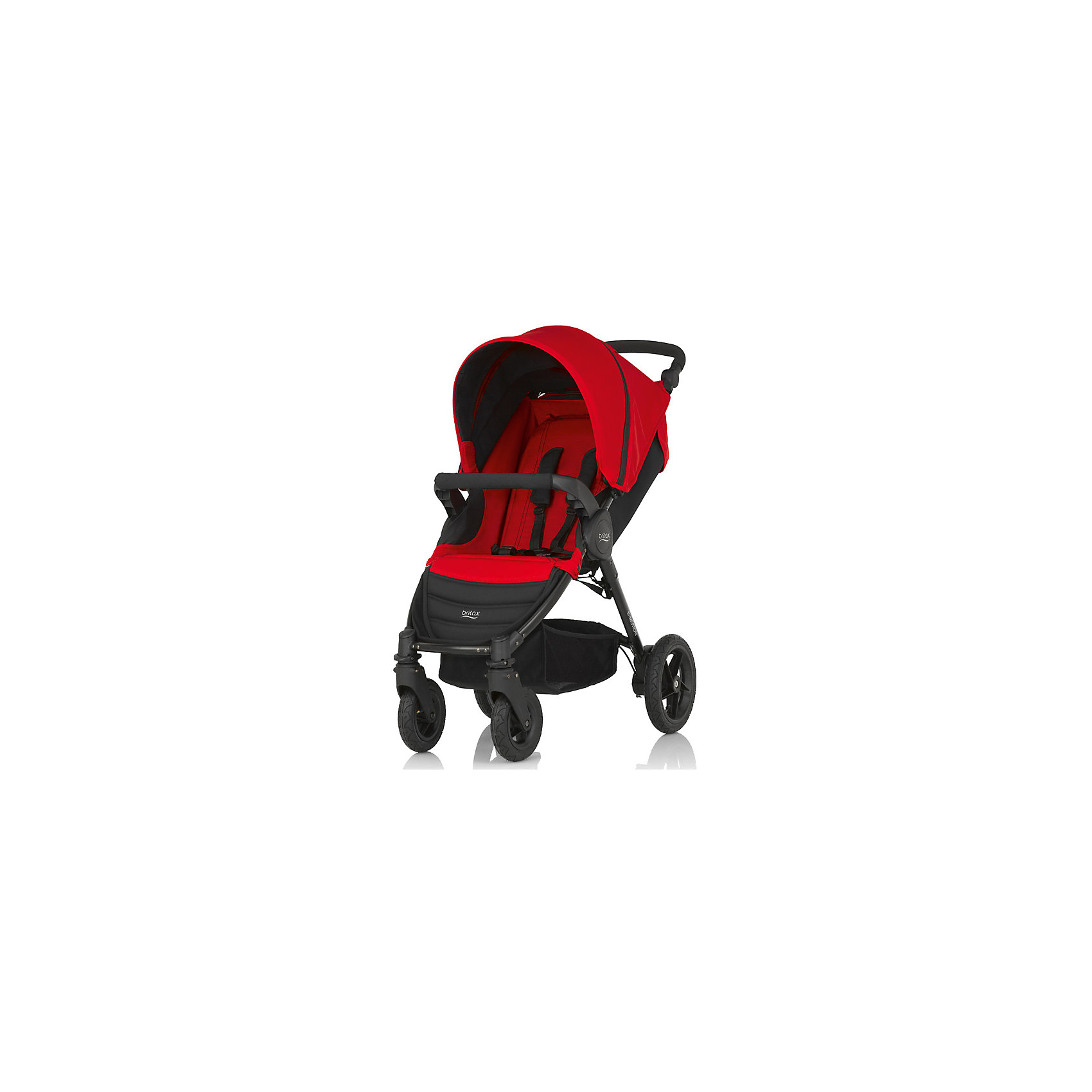 Прогулочная коляска Britax B-Motion 4, Flame Red Прогулочная коляска Britax B-Motion 4, Flame RedПрогулочные коляски<br>Коляска Britax B-Motion - это 4-колесная городская система Travel System с уникальной системой сложения коляски одной рукой - просто нажмите фиксатор и потяните ремень! <br>Легкая и маневренная коляска имеет легкий алюминиевый каркас и прочные покрышки, что дает максимальную свободу, куда бы вы ни отправились. Спинка, раскладывающаяся в горизонтальное положение, бампер для ребенка, капор с встроенной москитной сеткой сделает прогулку с малышом удобной и комфортной. <br>Коляски B-Motion также совместимы с автолюлькой Baby-Safe Sleeper и автопереносками Baby-Safe. <br>Подходит с рождения и до 15 кг<br>Легкая алюминиевая рама<br>Простое и компактное складывание с автоматической фиксацией<br>Регулируемая ручка<br>Амортизаторы на задних колесах<br>5-точечные ремни безопасности<br>Блокируемые или поворотные передние колеса<br>Износостойкие покрышки<br>Большая корзина для покупок<br>Возможна дополнительная установка люльки в качестве опции<br>Гарантия на коляску Britax B-Motion - 2 года.<br>Комплектация: прогулочный блок, поручень, переходники для Baby Safe plus<br><br>Ширина мм: 780<br>Глубина мм: 470<br>Высота мм: 230<br>Вес г: 14000<br>Возраст от месяцев: 0<br>Возраст до месяцев: 48<br>Пол: Унисекс<br>Возраст: Детский<br>SKU: 5484741