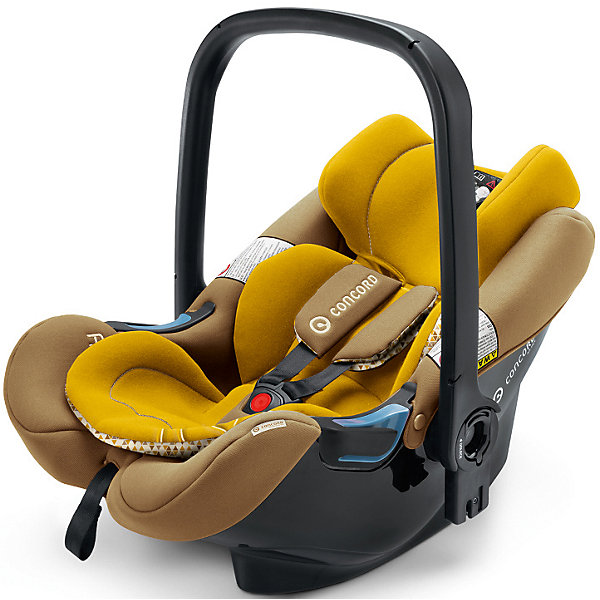 Автокресло Concord Air.Safe, 0-13 кг, Sweet Curry Автокресло Concord Air.Safe, 0-13 кг, Sweet CurryГруппа 0+ (до 13 кг)<br>Характеристики автокресла:<br><br>• группа автокресла: 0+ ;<br>• возраст ребенка: от рождения до года;<br>• вес ребенка: до 13 кг;<br>• способ установки: против хода движения автомобиля;<br>• способ крепления: база Isofix или при помощи ремней безопасности;<br>• автокресло может быть установлено на рамы колясок от Concord серий Fusion и Neo;<br>• кнопка системы TS упрощает процесс установки кресла на базу или шасси коляски;<br>• победитель краш-тестов 2014 ADAC.<br><br>Особенности автокресла:<br><br>• высокие боковины для защиты от боковых ударов;<br>• подголовник эргономической формы регулируется в 3-х положениях по высоте;<br>• регулировка ручки для переноски;<br>• мягкий, дышащий гипоаллергенный материал;<br>• съемные чехлы, можно стирать при 30С.<br><br>Размеры:<br><br>• размер автокресла 63х44х57 см;<br>• вес автокрела: 2,9 кг;<br>• размер упаковки: 35х68х45 см;<br>• вес в упаковке: 4,5 кг.<br><br>Дополнительная комплектация:<br><br>• козырек от солнечных лучей;<br>• двухсторонний вкладыш для новорожденного;<br>• адаптер для установки автокресла на коляски с унифицированным креплением Maxi-Cosi.<br><br>Автокресло Air.Safe, 0-13 кг, Concord, Sweet Curry можно купить в нашем интернет-магазине.<br><br>Ширина мм: 350<br>Глубина мм: 680<br>Высота мм: 450<br>Вес г: 4500<br>Цвет: желтый<br>Возраст от месяцев: 0<br>Возраст до месяцев: 12<br>Пол: Унисекс<br>Возраст: Детский<br>SKU: 5485155
