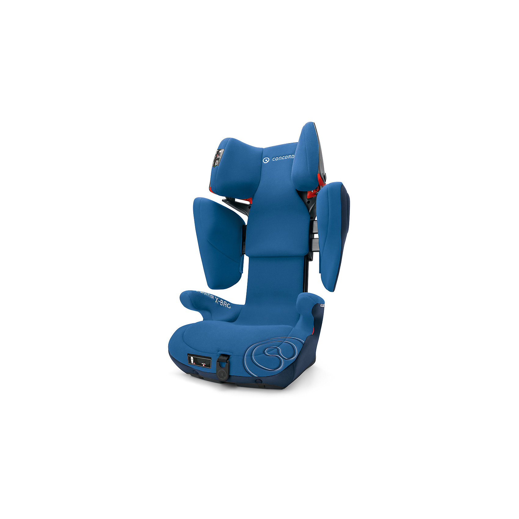 Автокресло Concord Transformer X-BAG, 15-36 кг, Ocean Blue Автокресло Concord Transformer X-BAG, 15-36 кг, Ocean BlueГруппа 2-3 (От 15 до 36 кг)<br>Характеристики автокресла:<br><br>• группа 2-3;<br>• возраст ребенка: от 3 до 12 лет;<br>• вес ребенка: 15-36 кг;<br>• способ установки: по ходу движения автомобиля;<br>• 2 способа крепления: система IsoFix или штатные ремни безопасности;<br>• компактный ударопрочный каркас;<br>• защита от боковых ударов;<br>• регулировка наклона спинки;<br>• регулировка подголовника;<br>• регулировка размера кресла;<br>• ортопедические свойства спинки и основания;<br>• встроенный пневмопривод;<br>• размер автокресла: 46х45х64 см;<br>• высота подголовника: 62-82 см;<br>• вес автокресла: 9,7 кг;<br>• материал: пластик, полиэстер;<br>• стандарт безопасности: ECE R44/04.<br><br>Автокресло Transformer X-BAG, 15-36 кг, Concord, Ocean Blue можно купить в нашем интернет-магазине.<br><br>Ширина мм: 450<br>Глубина мм: 450<br>Высота мм: 640<br>Вес г: 9700<br>Цвет: голубой океан<br>Возраст от месяцев: 36<br>Возраст до месяцев: 144<br>Пол: Мужской<br>Возраст: Детский<br>SKU: 5485168